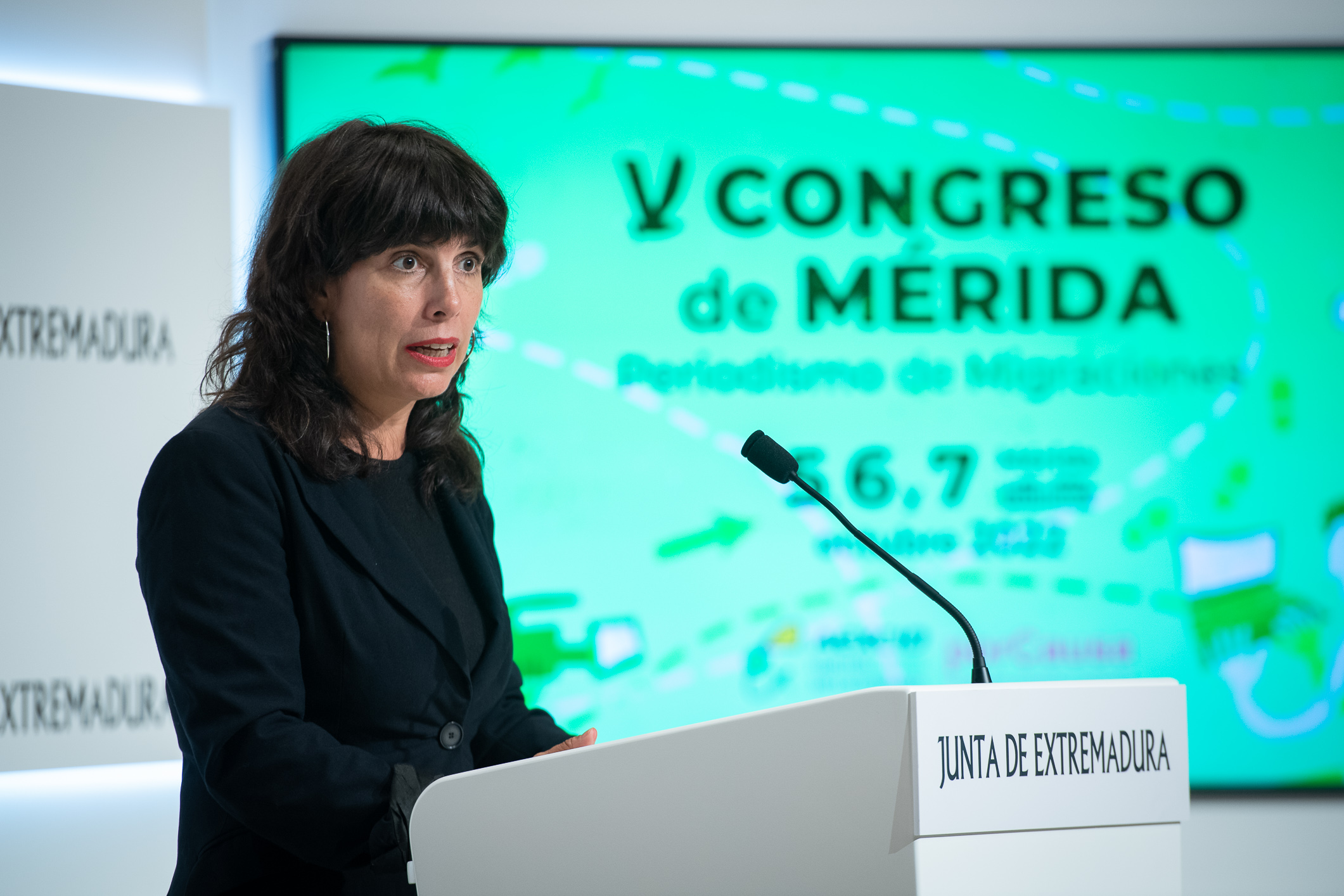 Foto de presentación del Congreso Periodismo y Migraciones