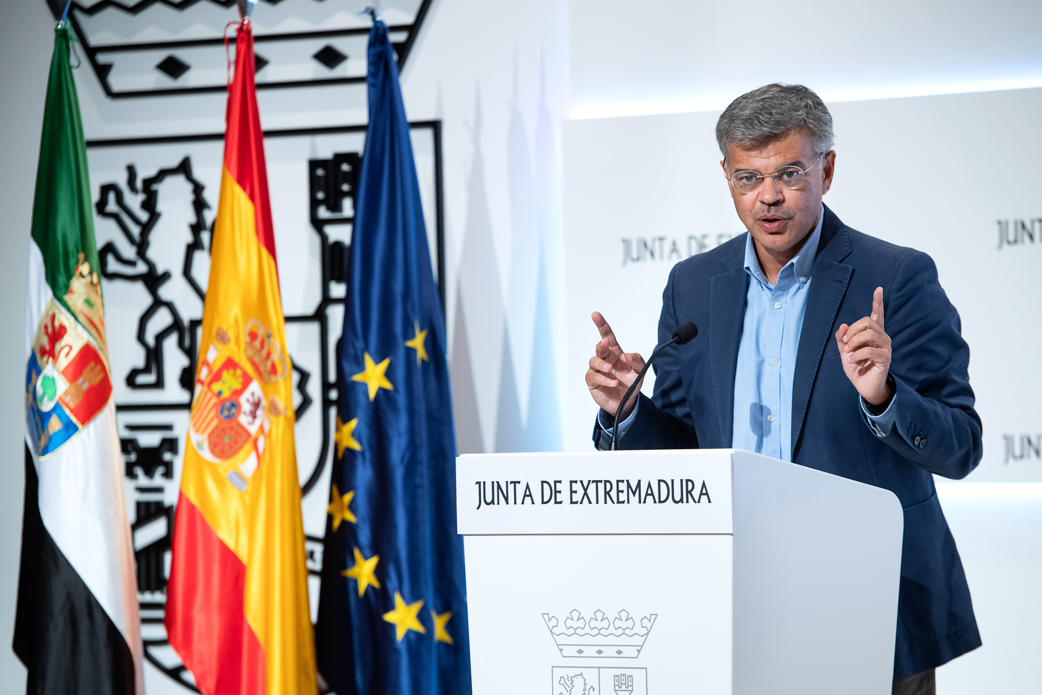 Momento de la rueda de prensa