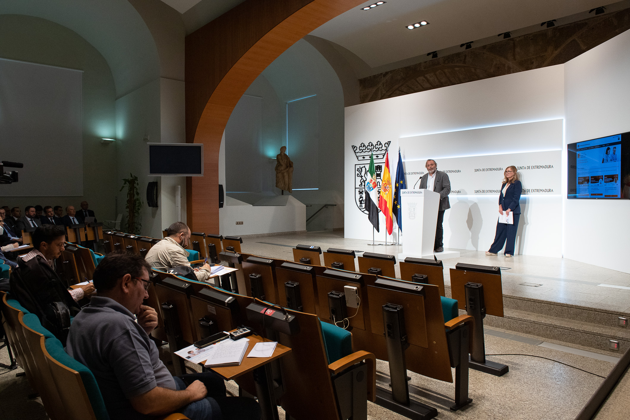 Rueda de prensa de presentación del convenio