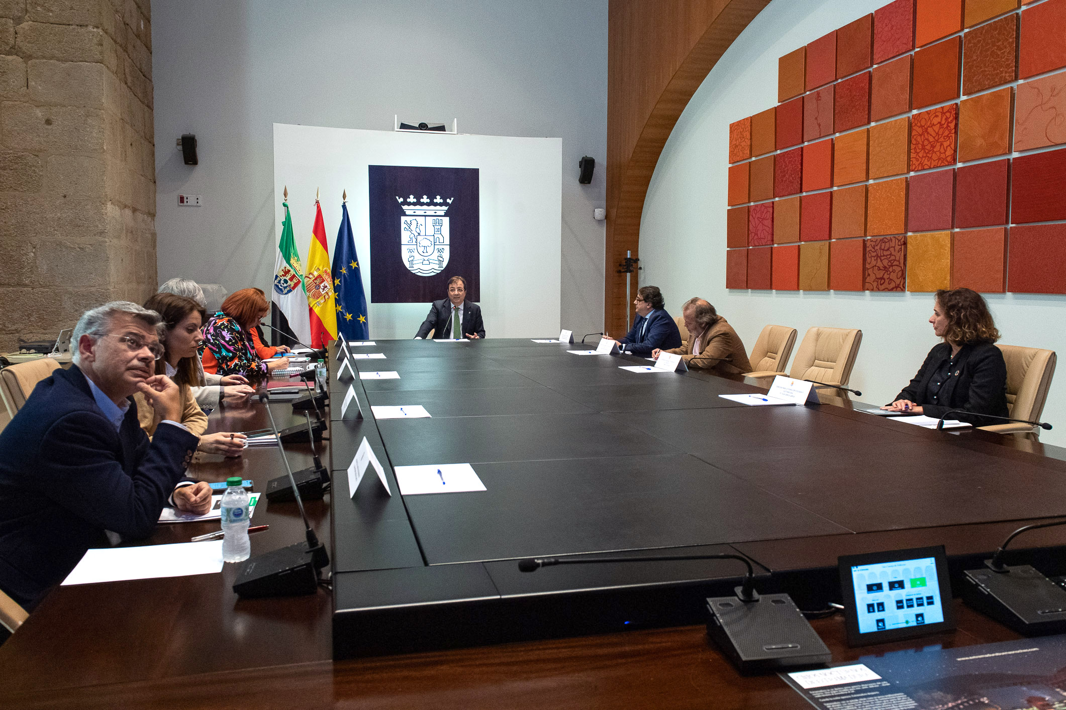 Foto de la reunión del Consejo de Gobierno