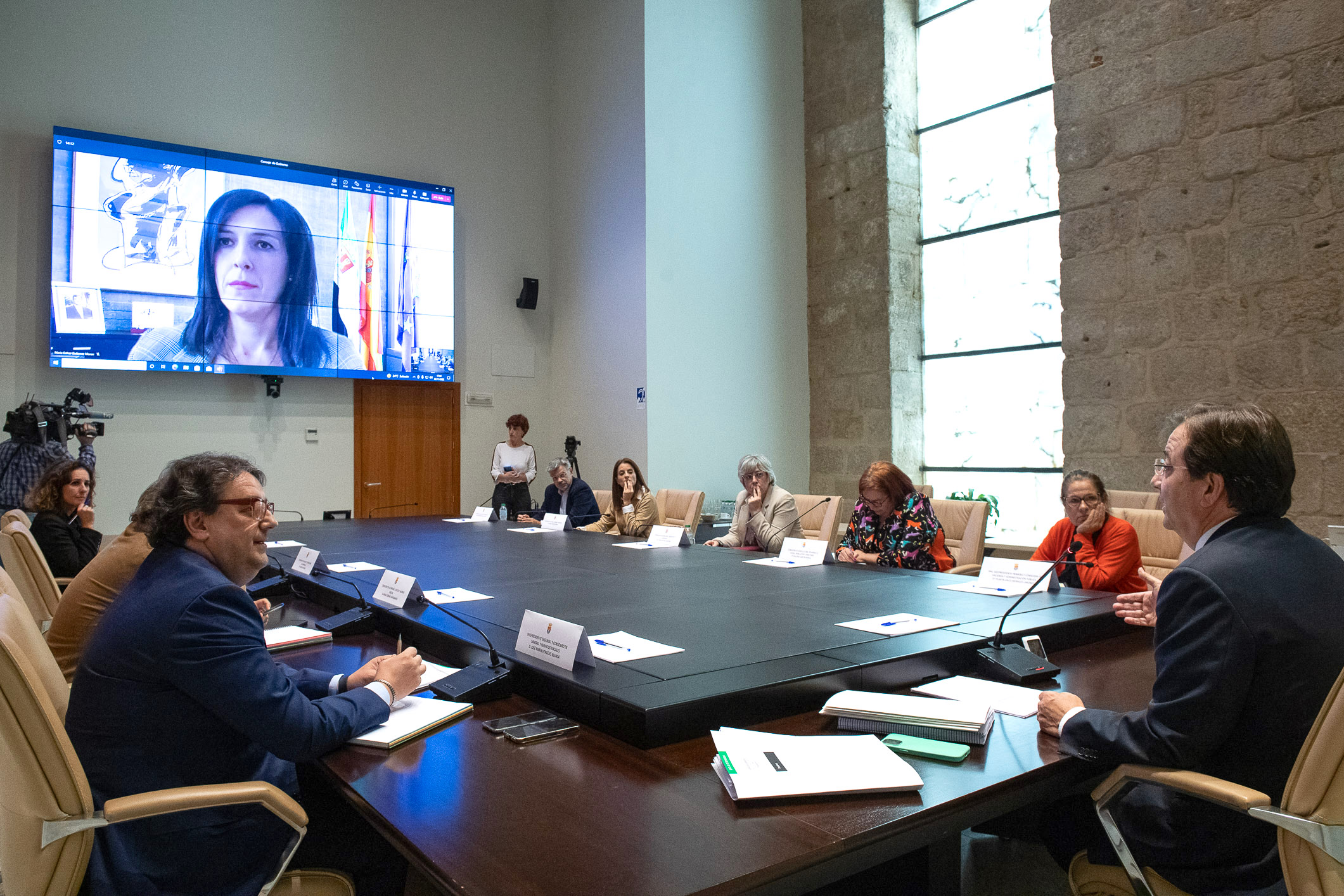 Foto de la reunión del Consejo de Gobierno