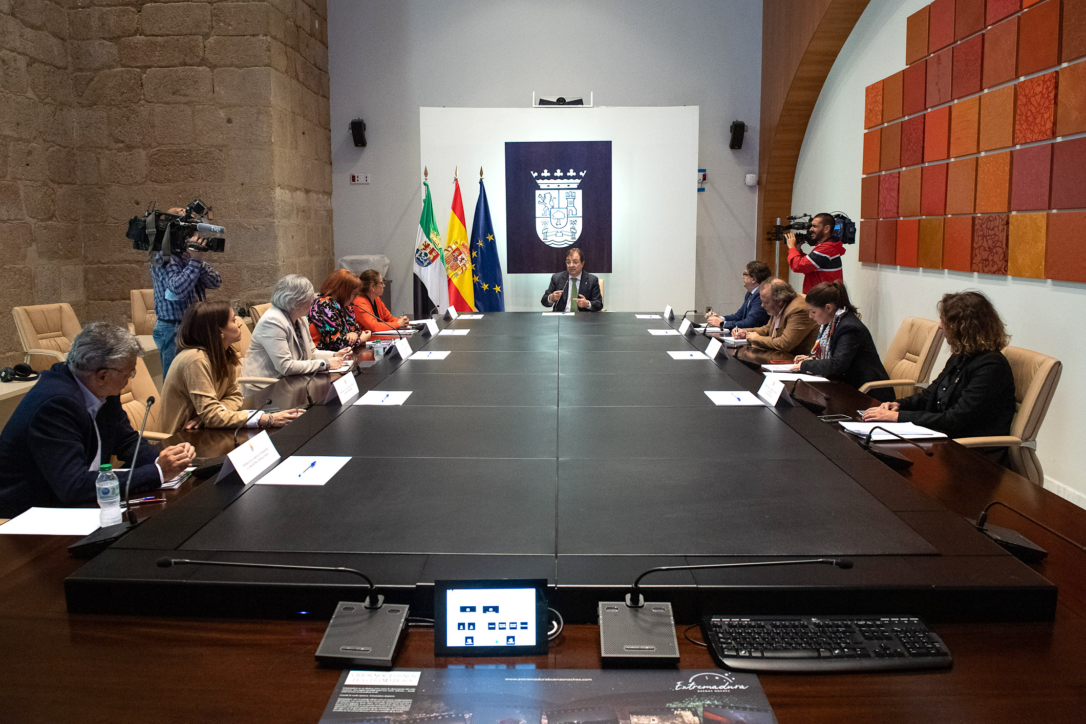 Foto de la reunión del Consejo de Gobierno