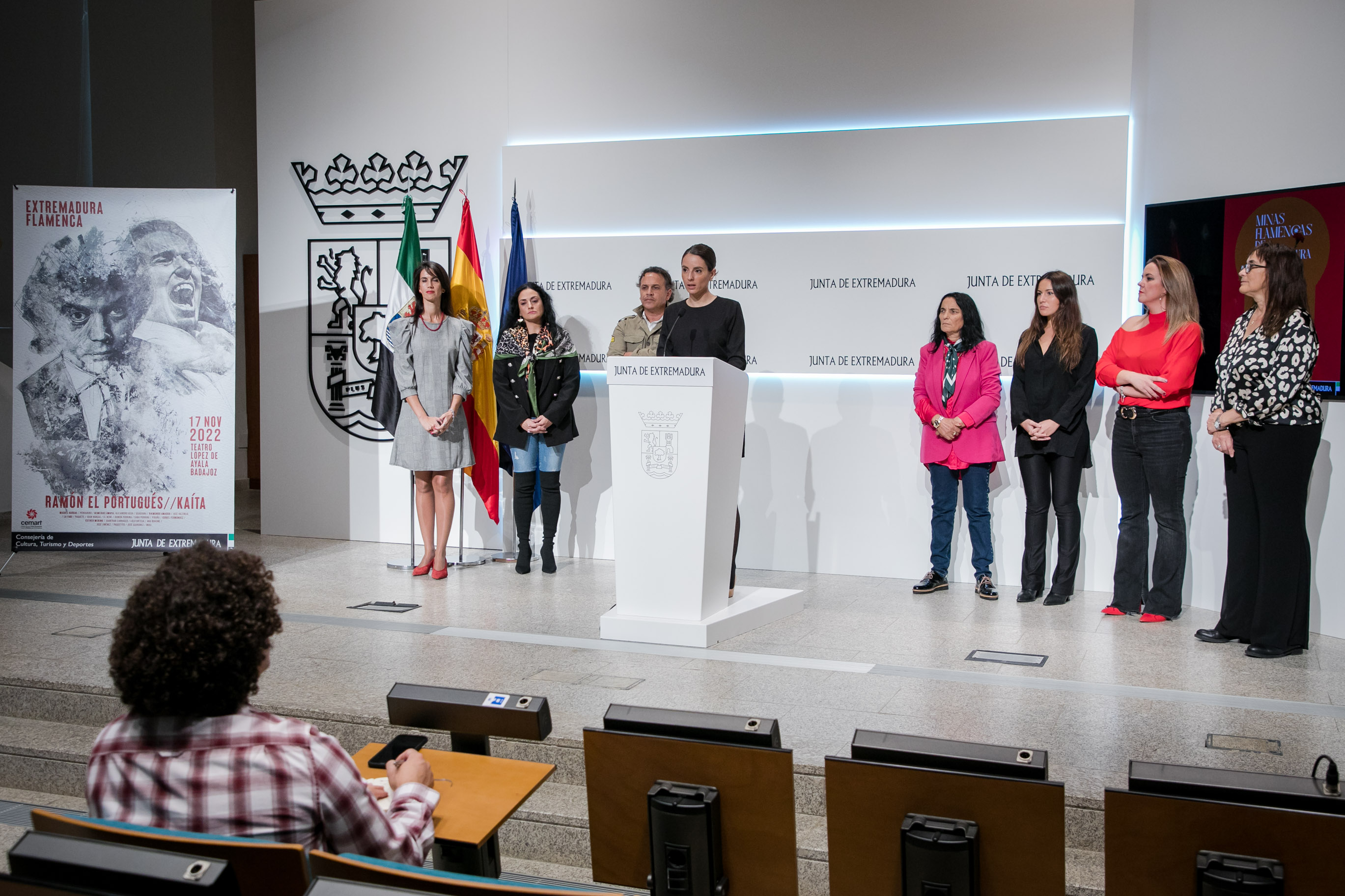 Foto de la presentación de los actos de flamenco