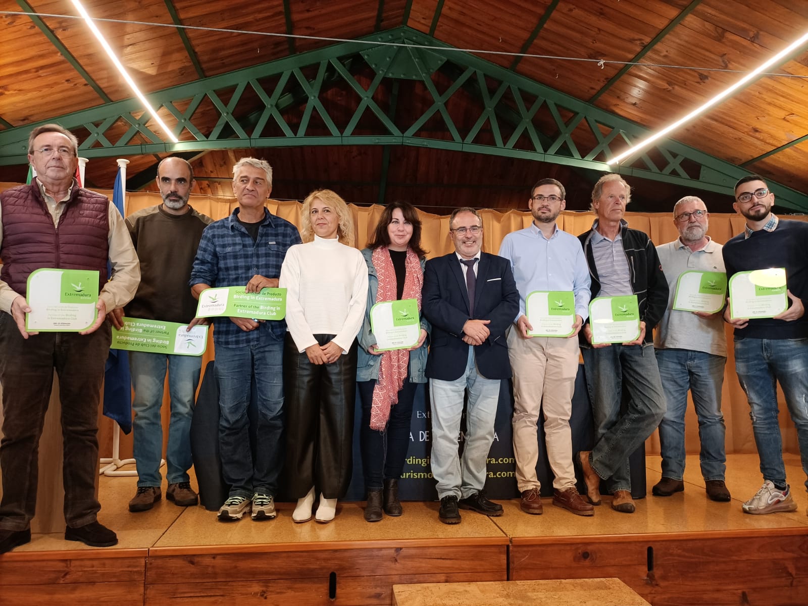 Foto del encuentro anual del Club 'Birding in Extremadura' 