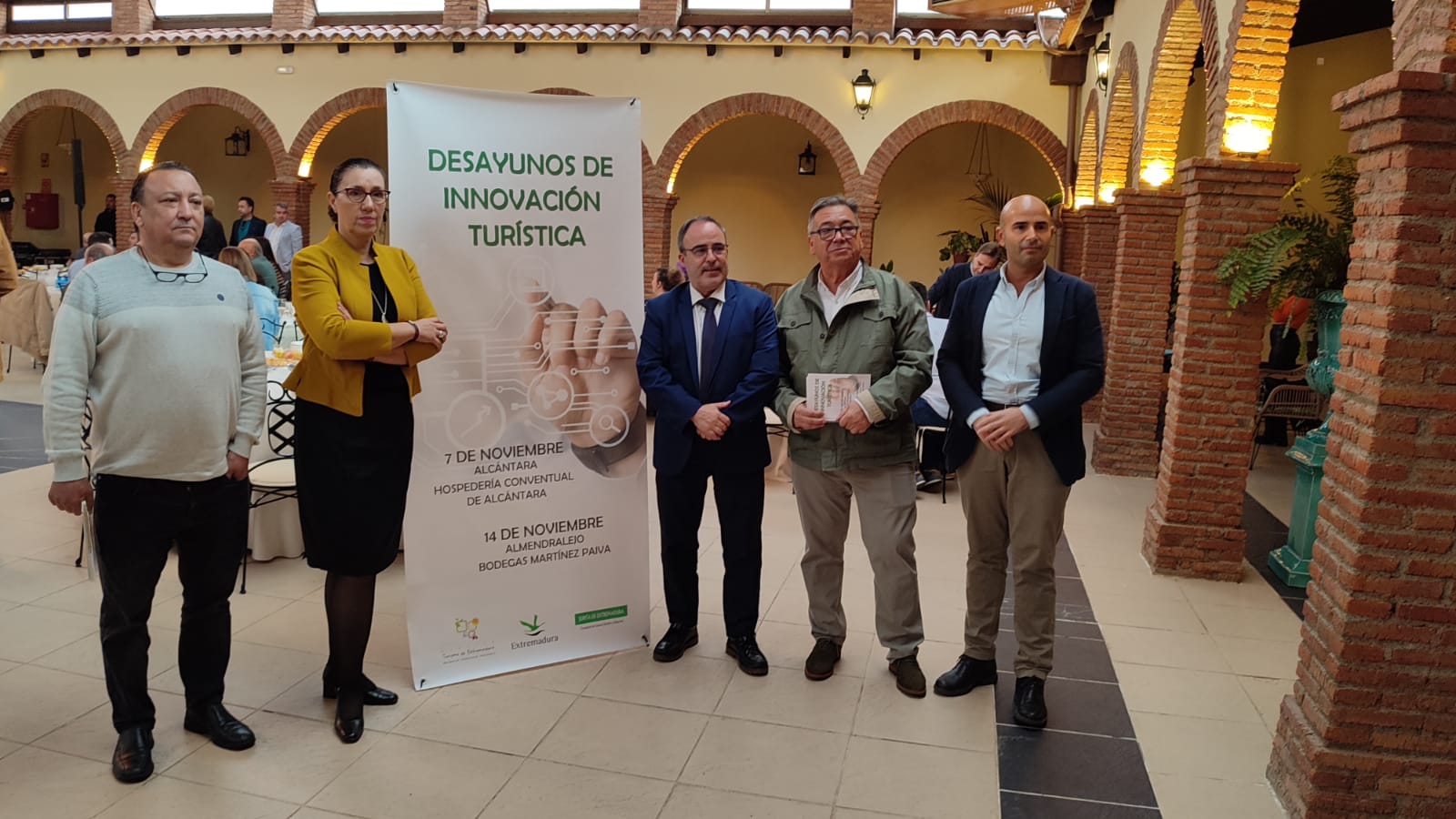 Foto de la segunda jornada de los 'Desayunos de Innovación Turística' celebrada en Almendralejo