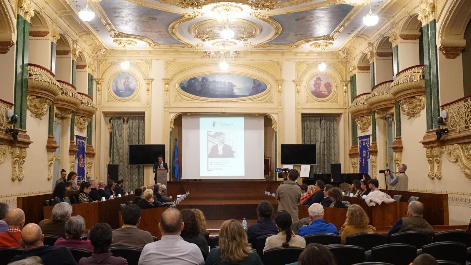 Foto de la entrega de los Premios Excelencia 2022 del Aula Flamenco