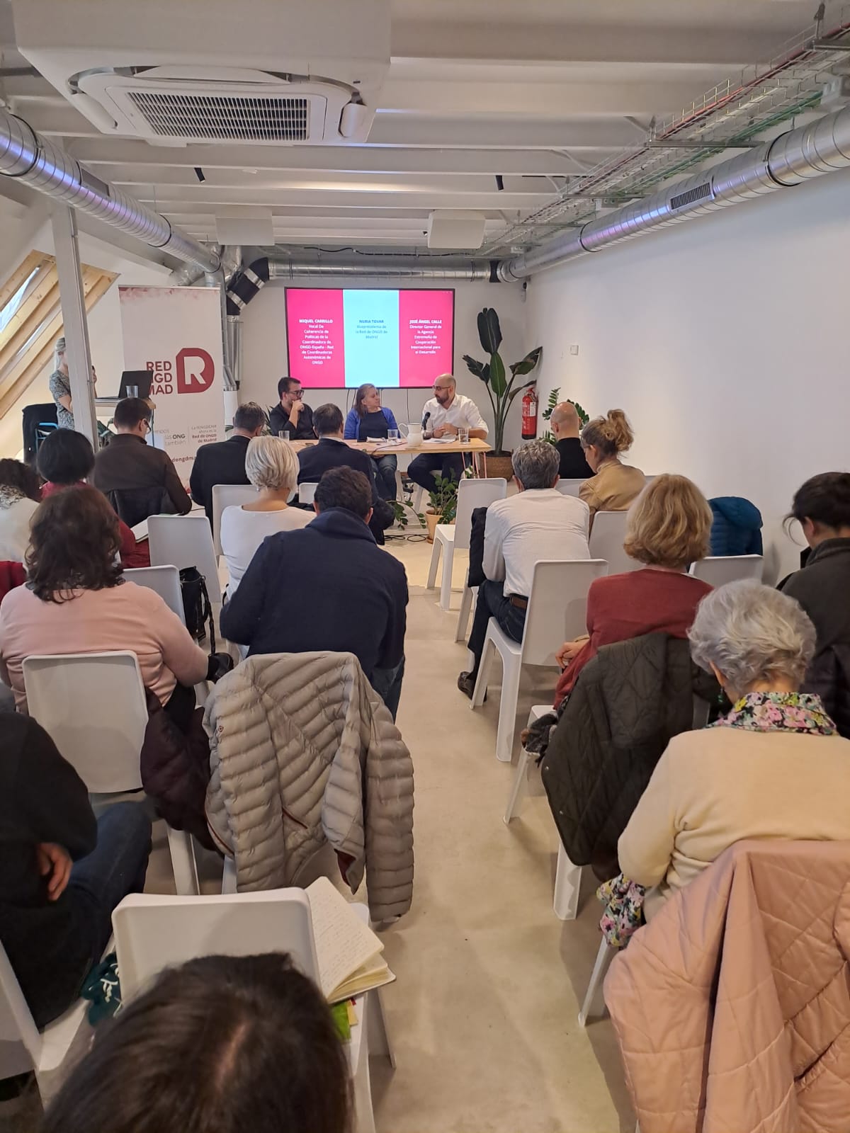 Foto de la jornada 'La cooperación internacional madrileña; Una respuesta necesaria ante un mundo en crisis'