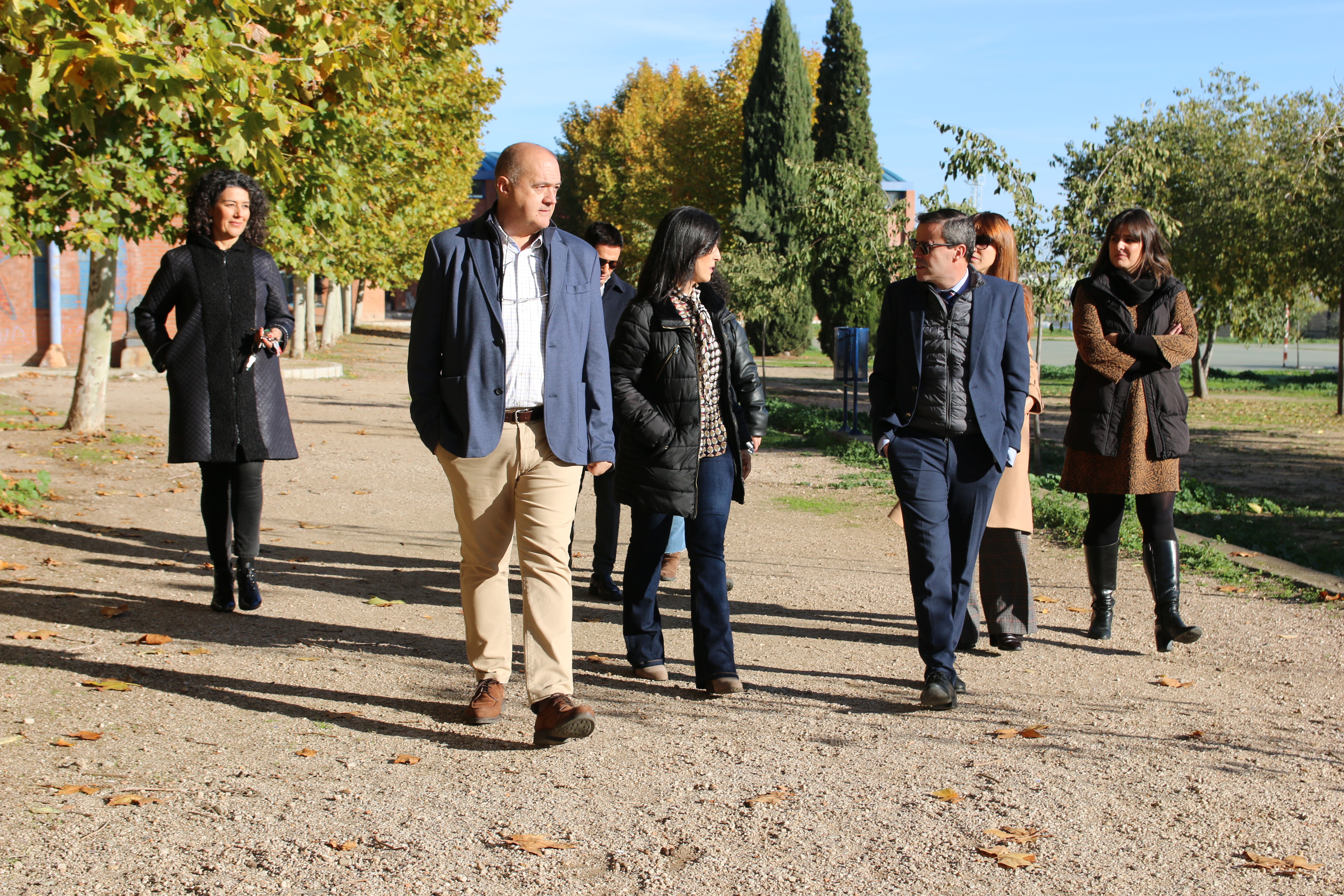 Visita consejera Educación Villanueva de la Serena