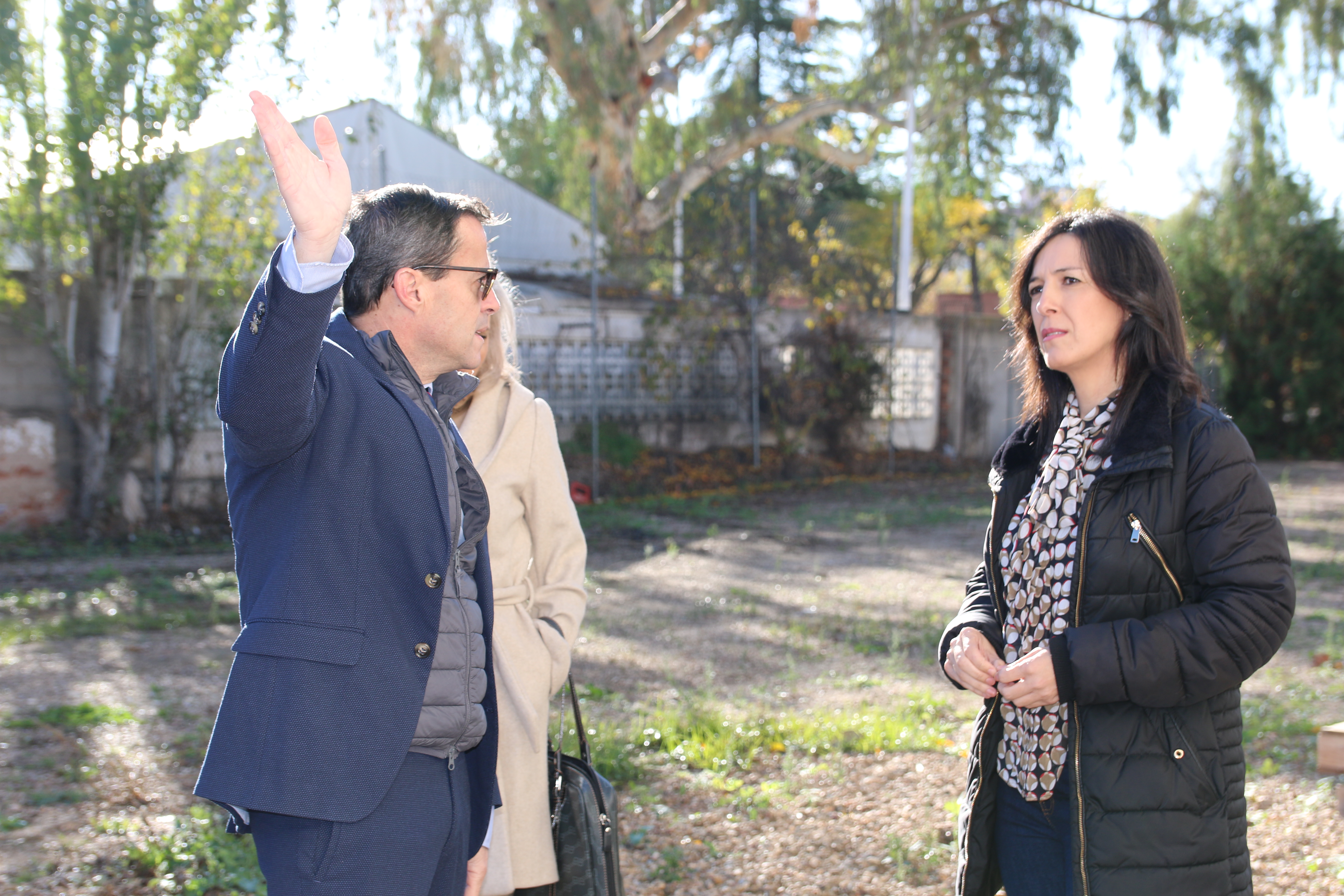 Visita consejera Educación Villanueva de la Serena