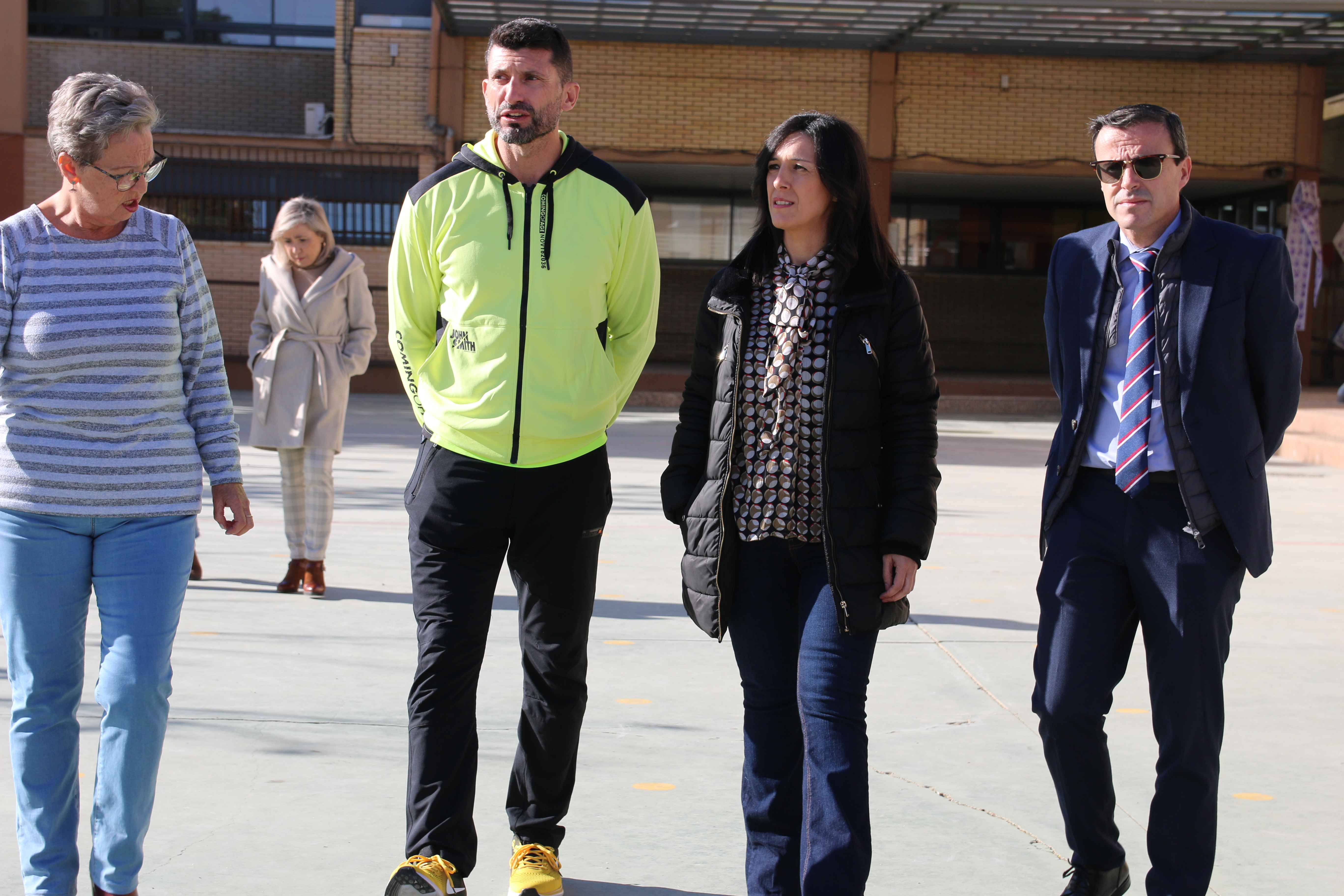 Visita consejera Educación Villanueva de la Serena