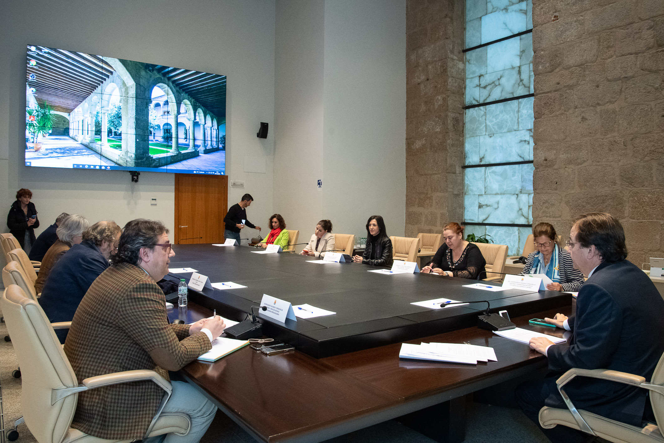 Imagen de la reunión del Consejo de Gobierno