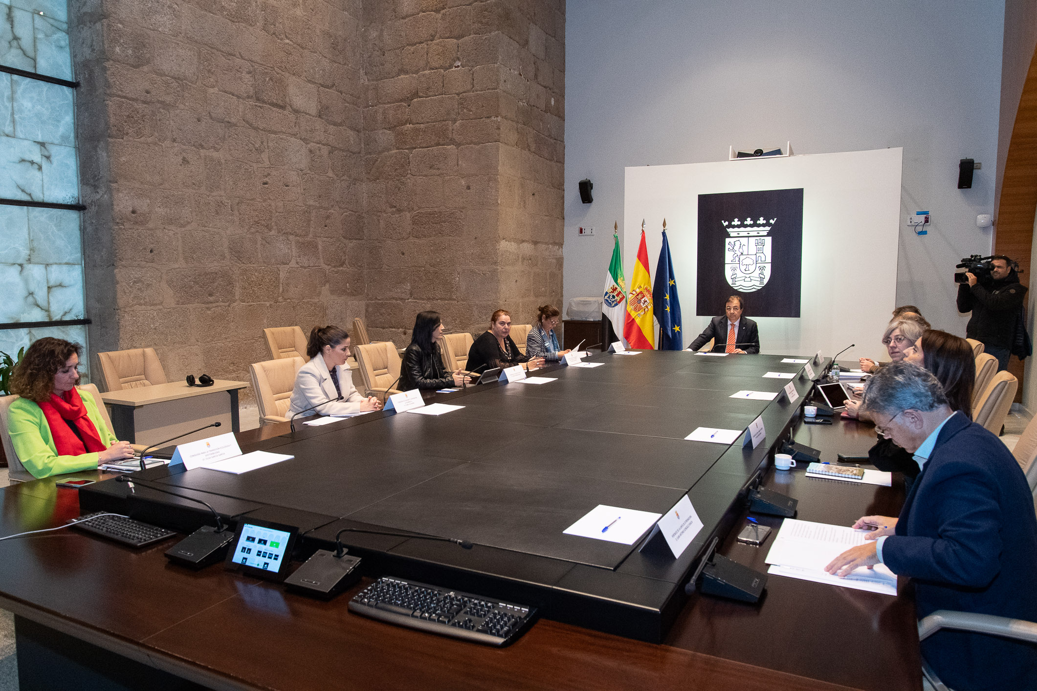 Imagen de la reunión del Consejo de Gobierno