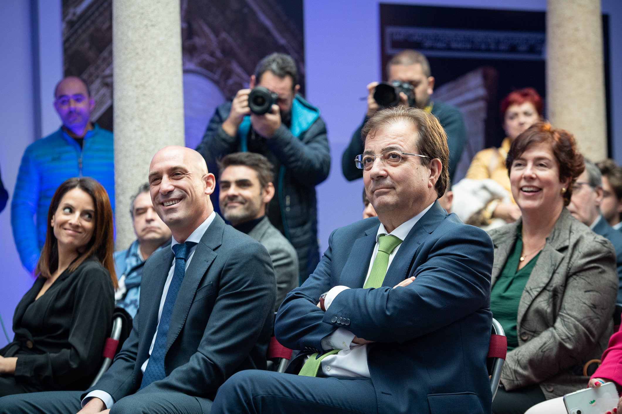 Acto del sorteo de la supercopa femenina de fútbol