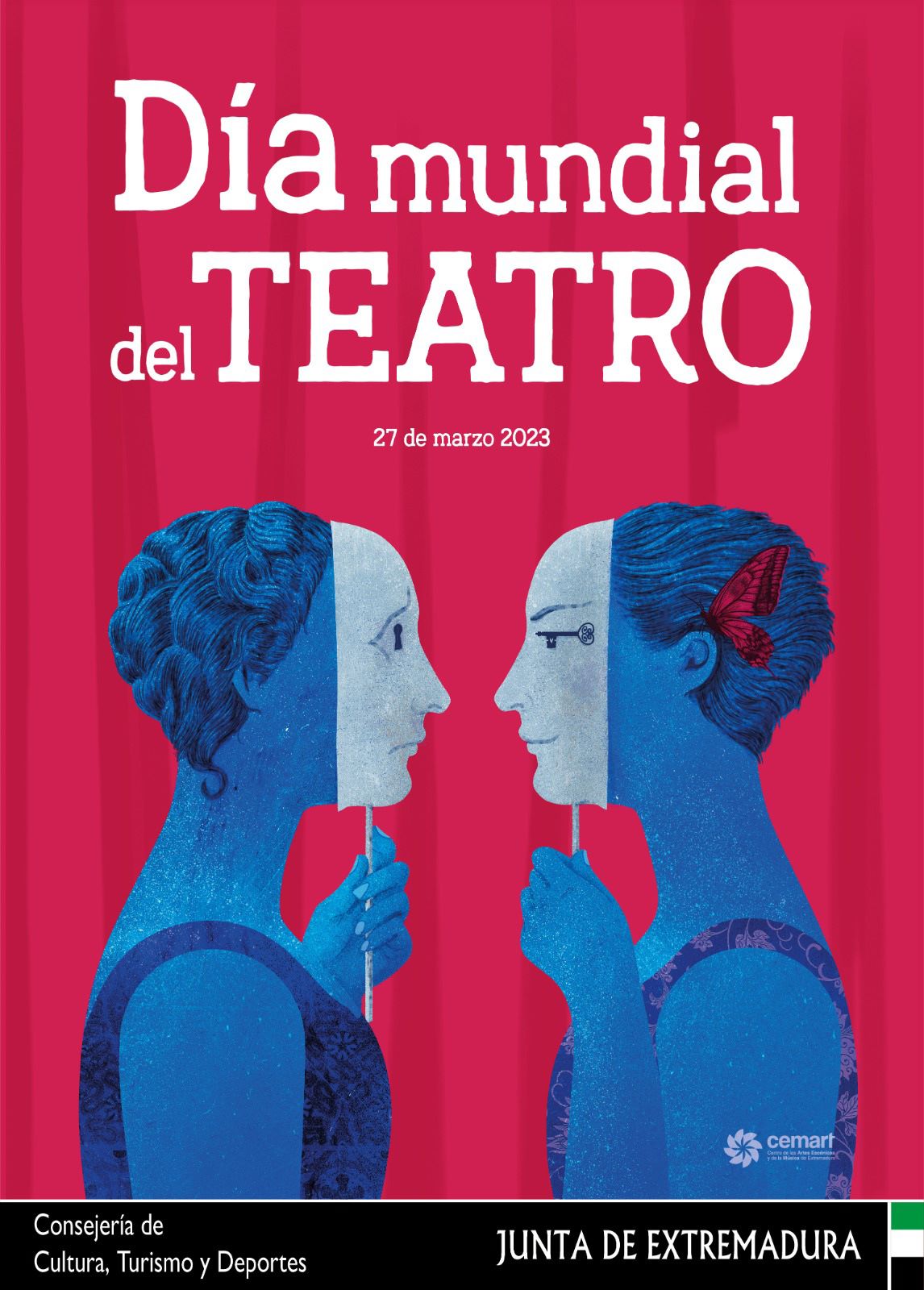 Foto del cartel del Día Mundial del Teatro 2023