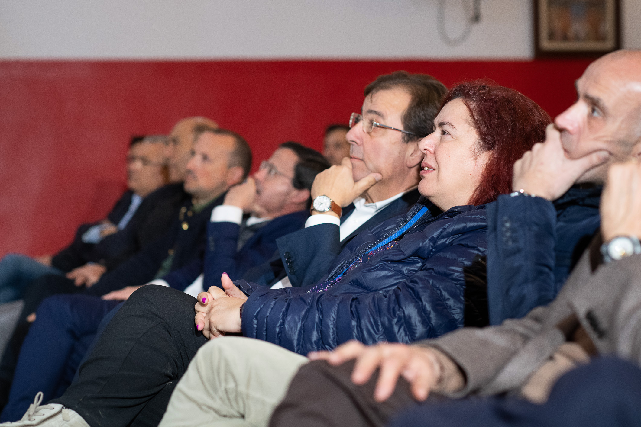 Fernández Vara y consejera de Agricultura durante el acto