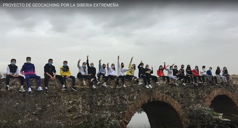 Foto de estudiantes participantes en el proyecto