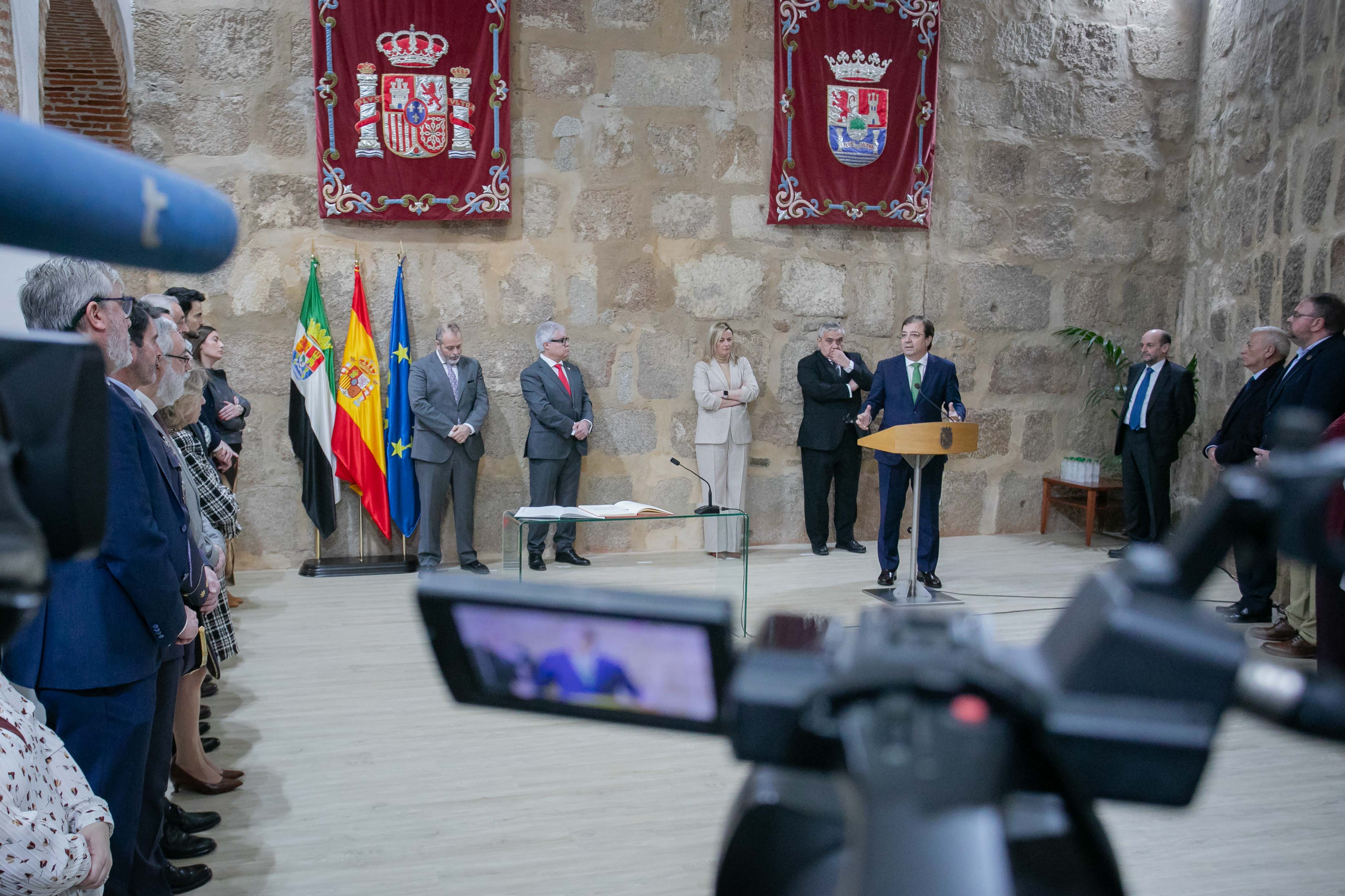 Celebración del acto de toma de posesión del rector magnífico de la Universidad de Extremadura,