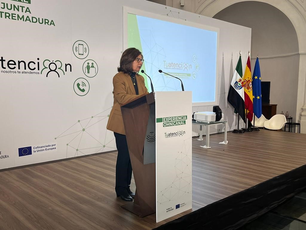 Foto de la vicepresidenta primera durante la jornada de clausura