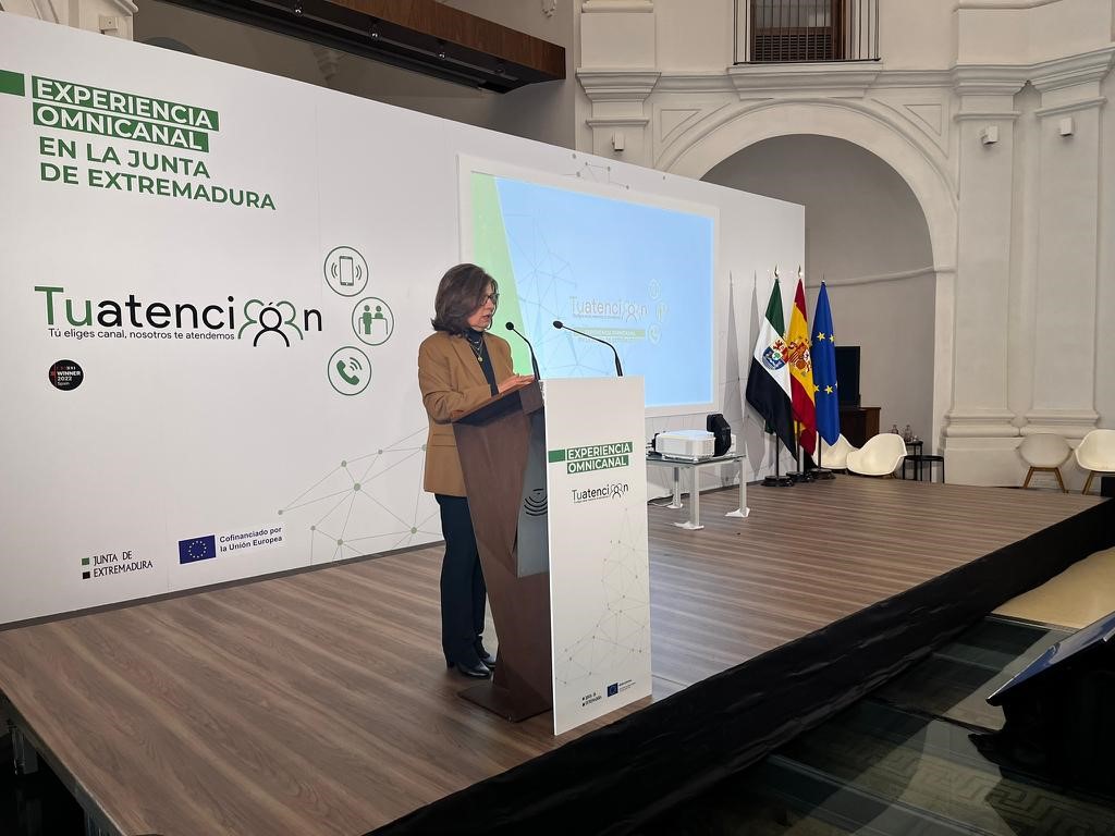 Foto de la vicepresidenta primera durante la jornada de clausura