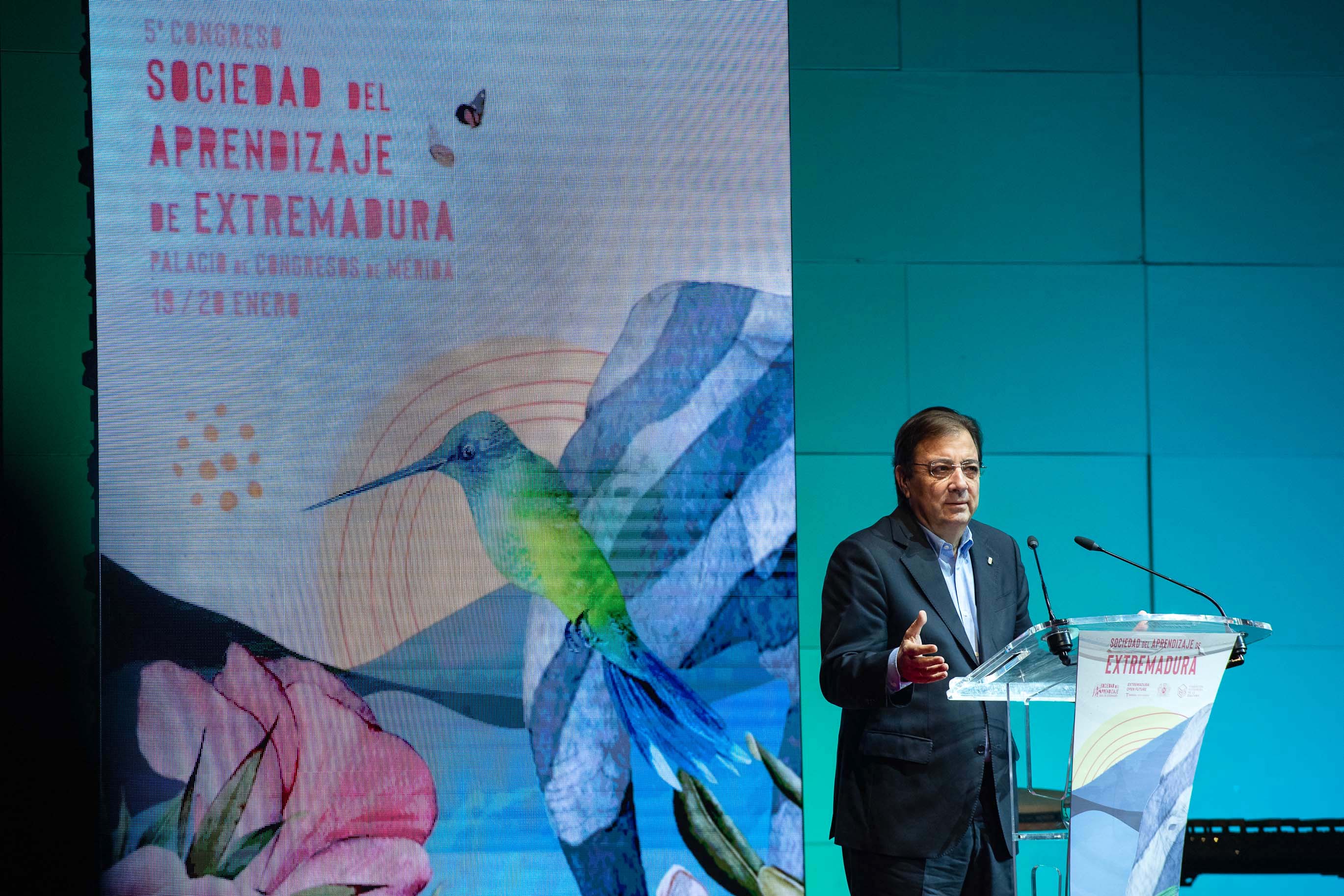 Fernández Vara interviene en la inauguración del Congreso del Aprendizaje