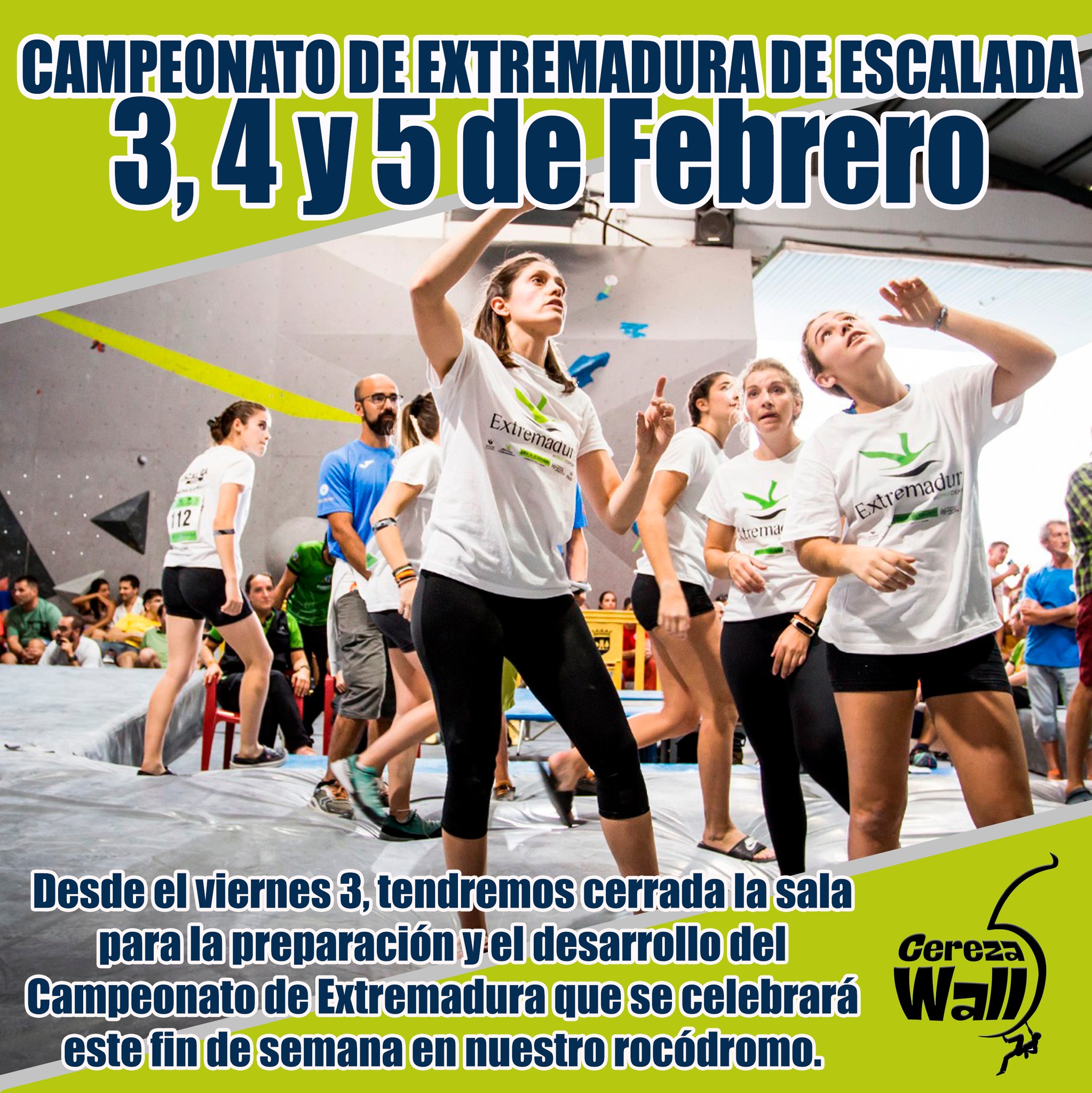 Foto cartel evento deportivo