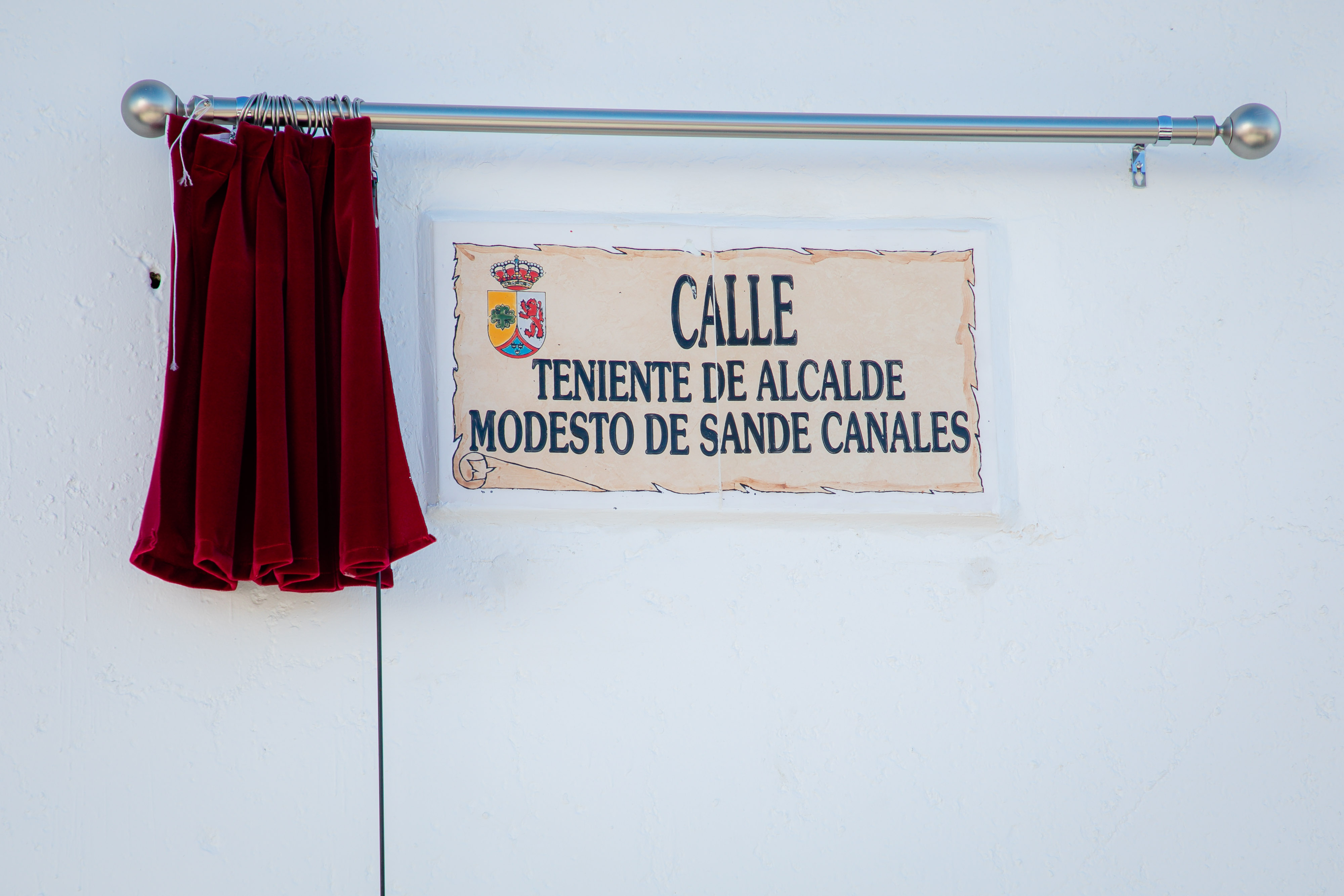 Placa de la calle