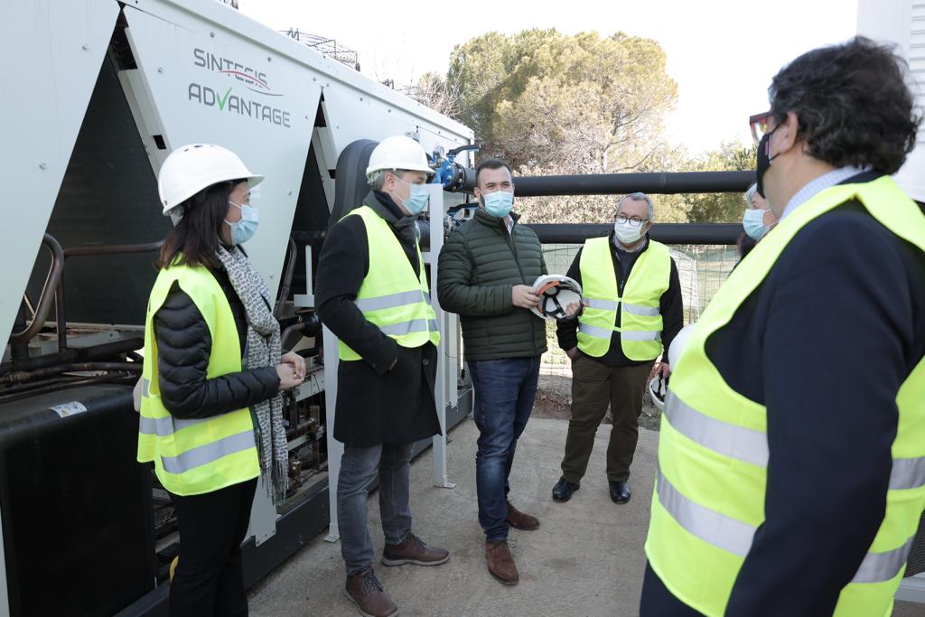 El vicepresidente segundo visitando las obras foto 2