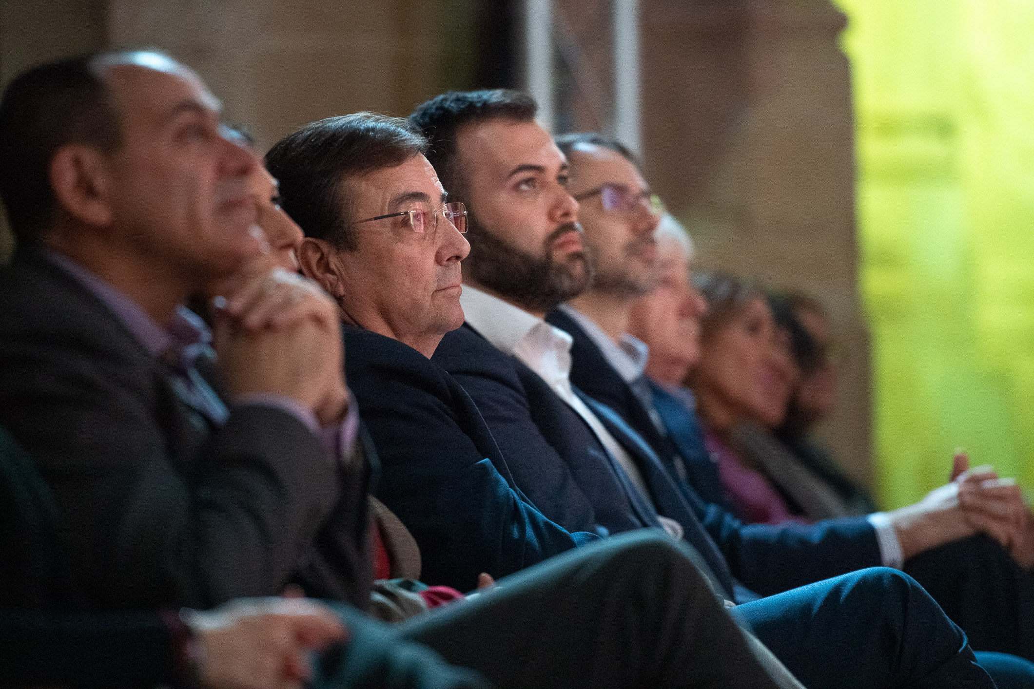 Fernandez Vara y Salaya durante el acto conmemorativo