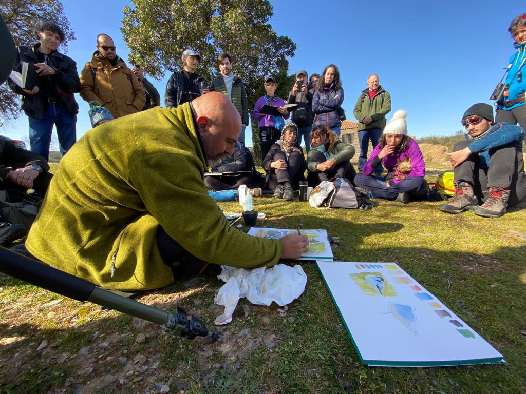 Foto de taller pintura de aves