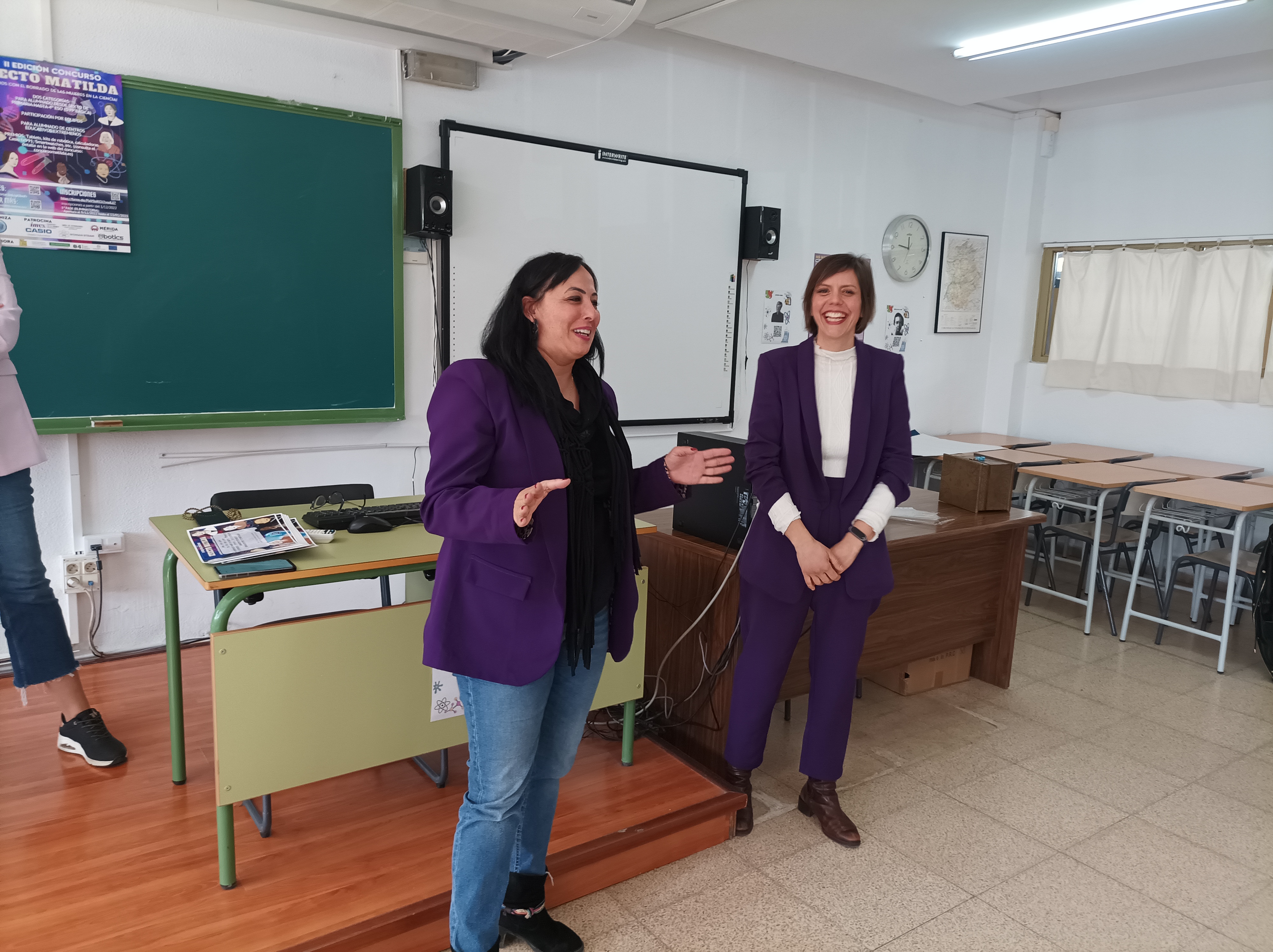 Foto de la directora general del IMEX durante su intervención