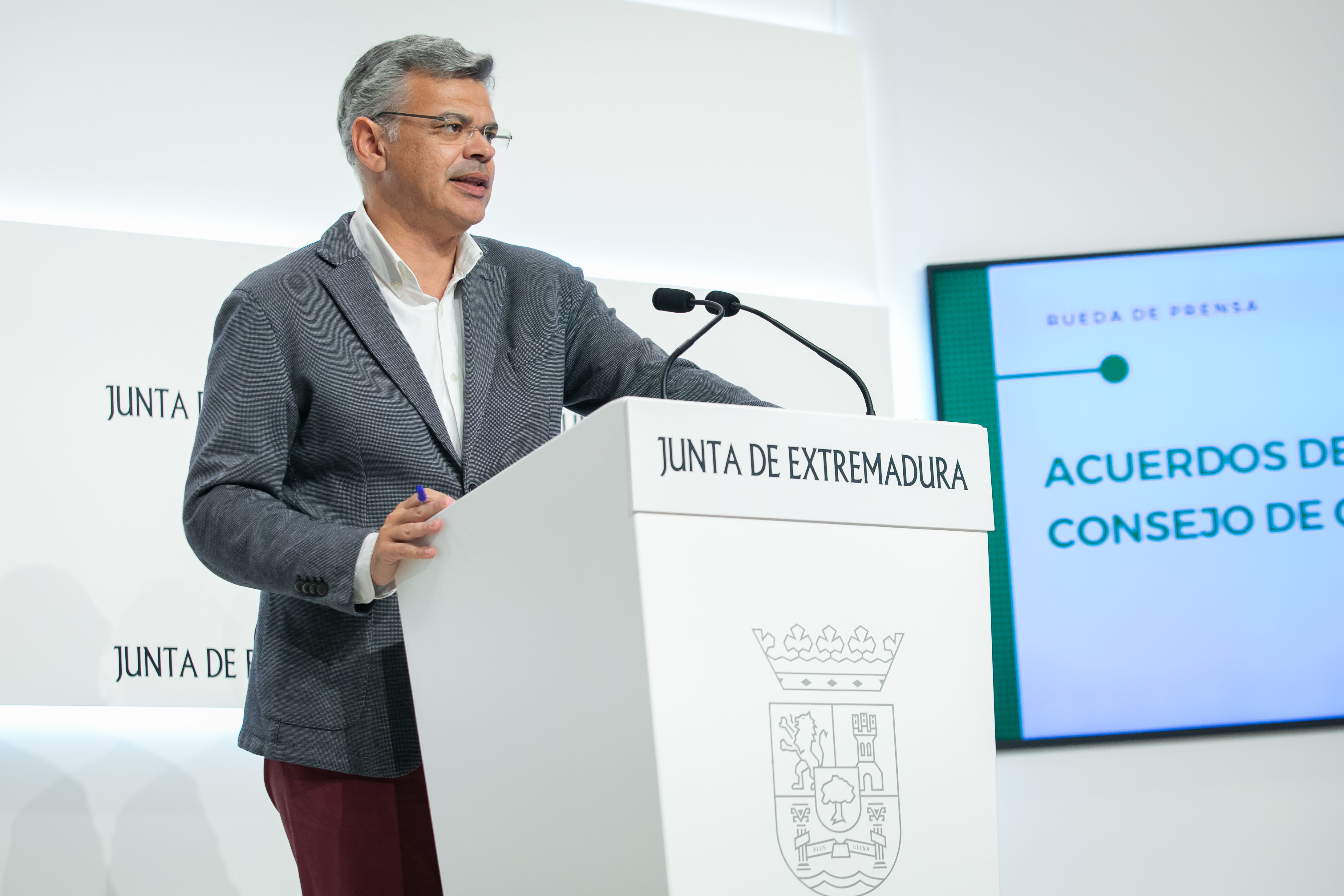 Rueda de prensa de Juan Antonio González