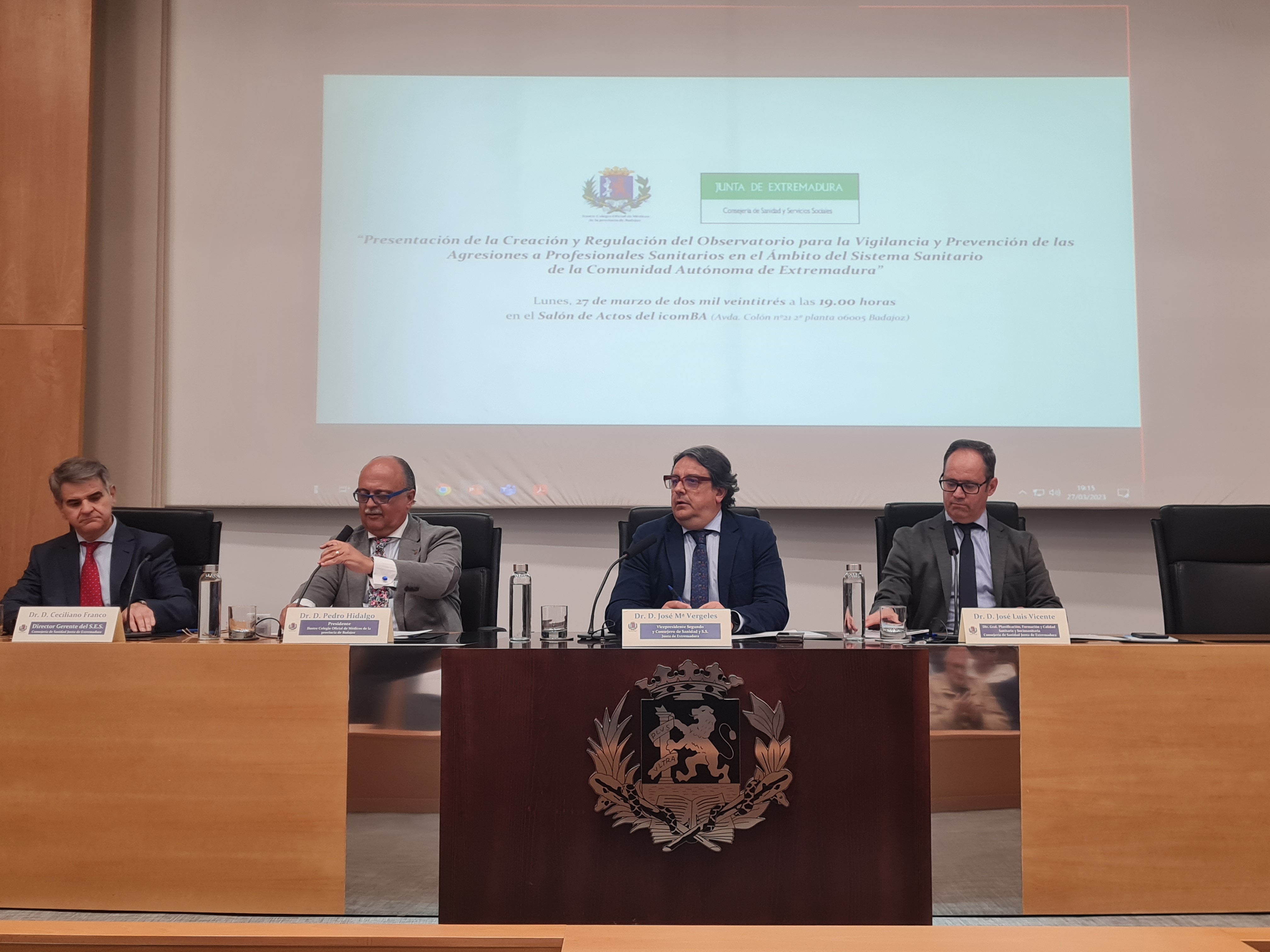 Plan de Prevención, Actuación y Atención a Profesionales del Sistema Sanitario Público de Extremadura foto 2