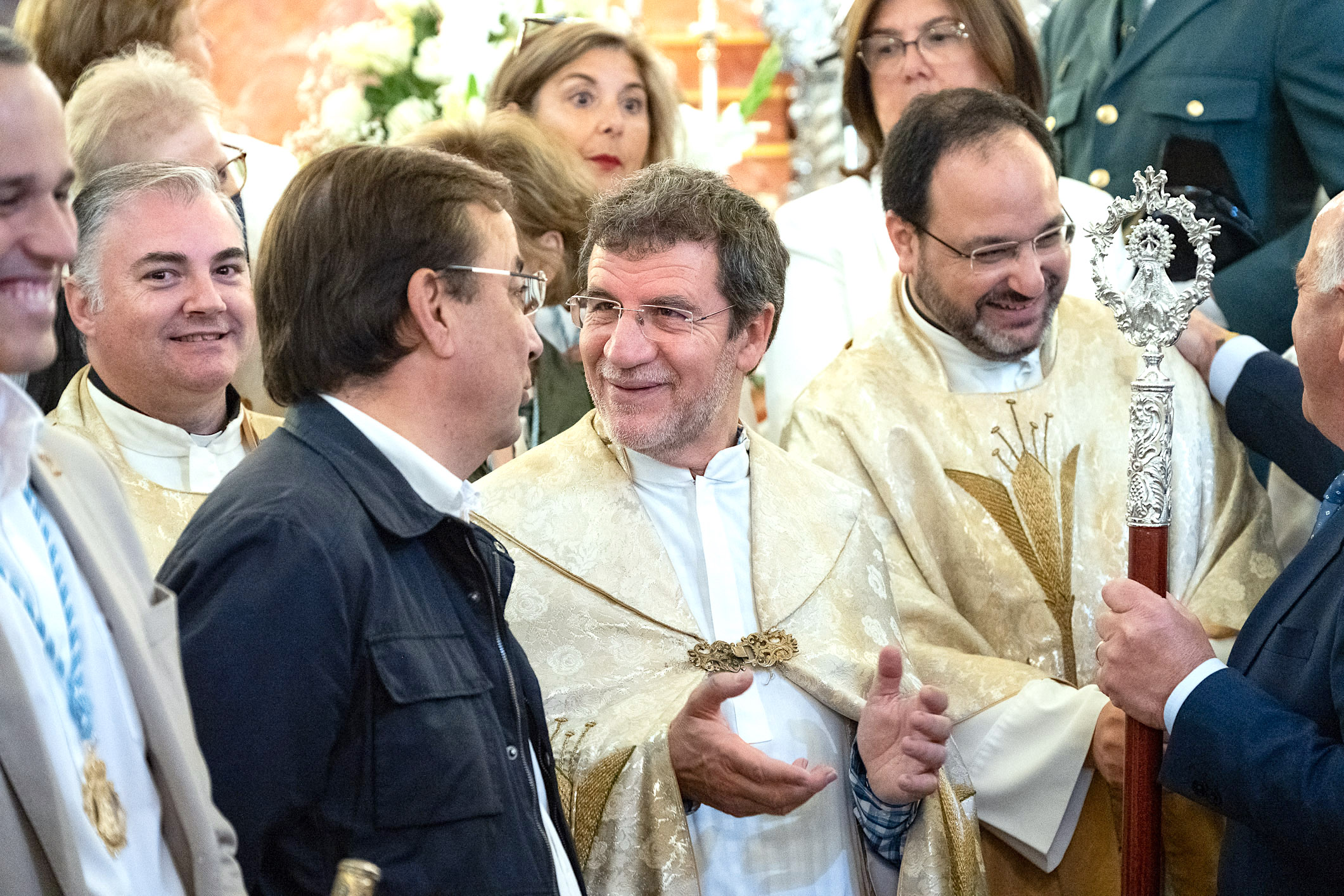 El presidente de la Junta en los actos de la patrona de Arroyo de la Luz 5