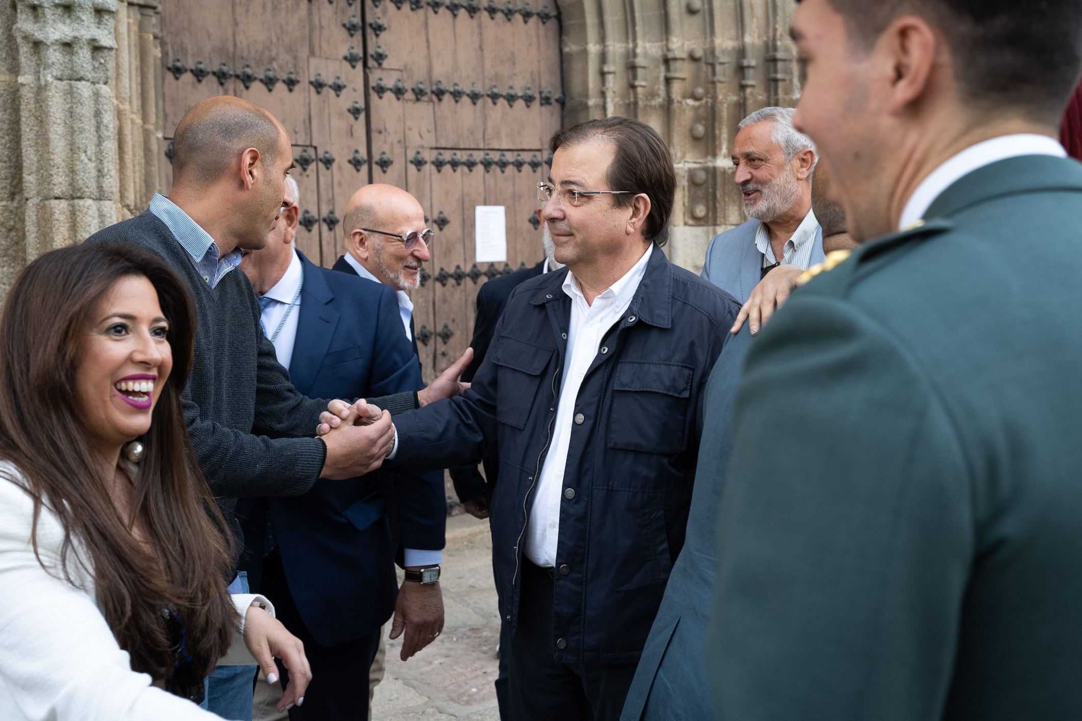 El presidente de la Junta en los actos de la patrona de Arroyo de la Luz 1