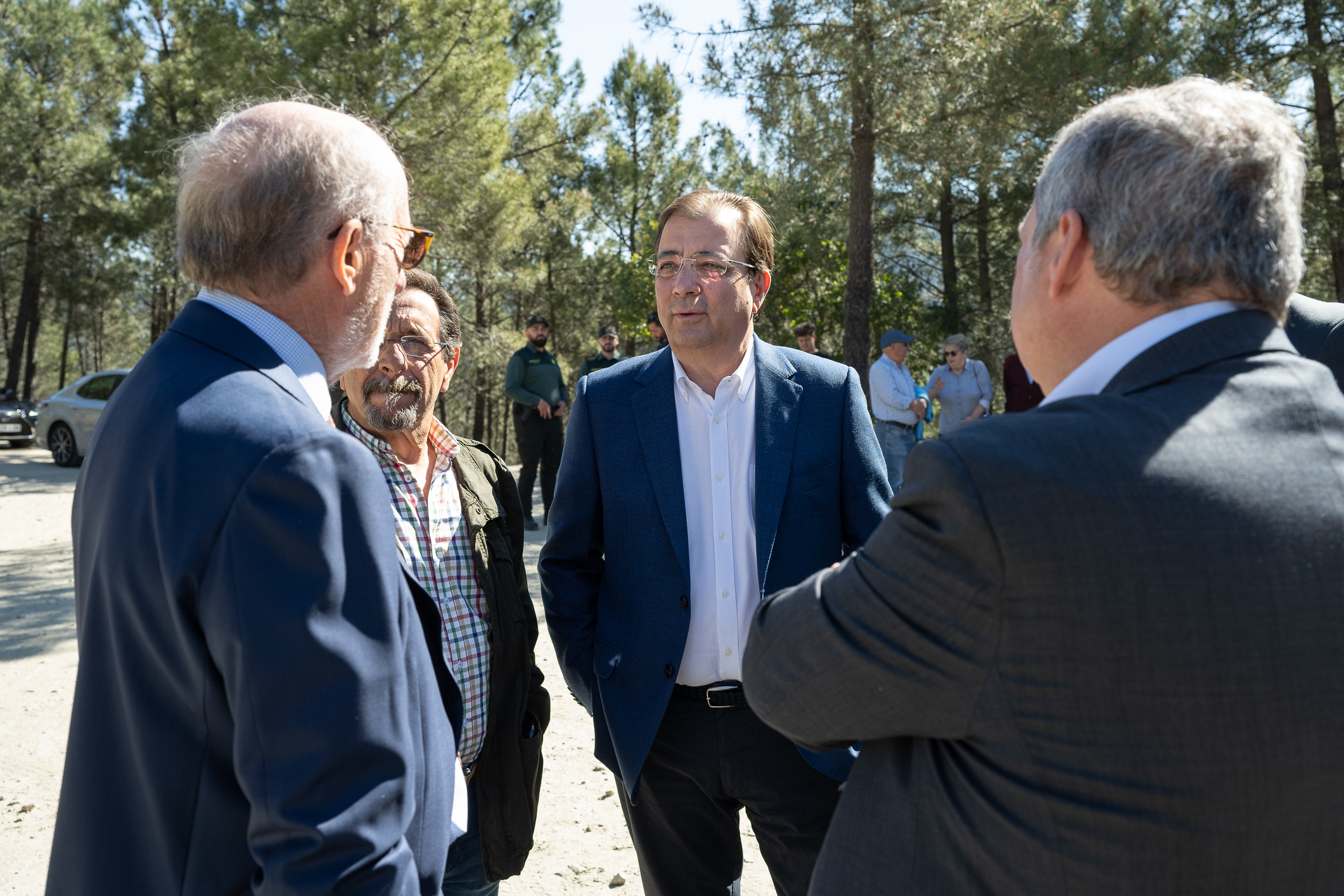 el presidente de la Junta durante la presentación del proyecto motor verde 10