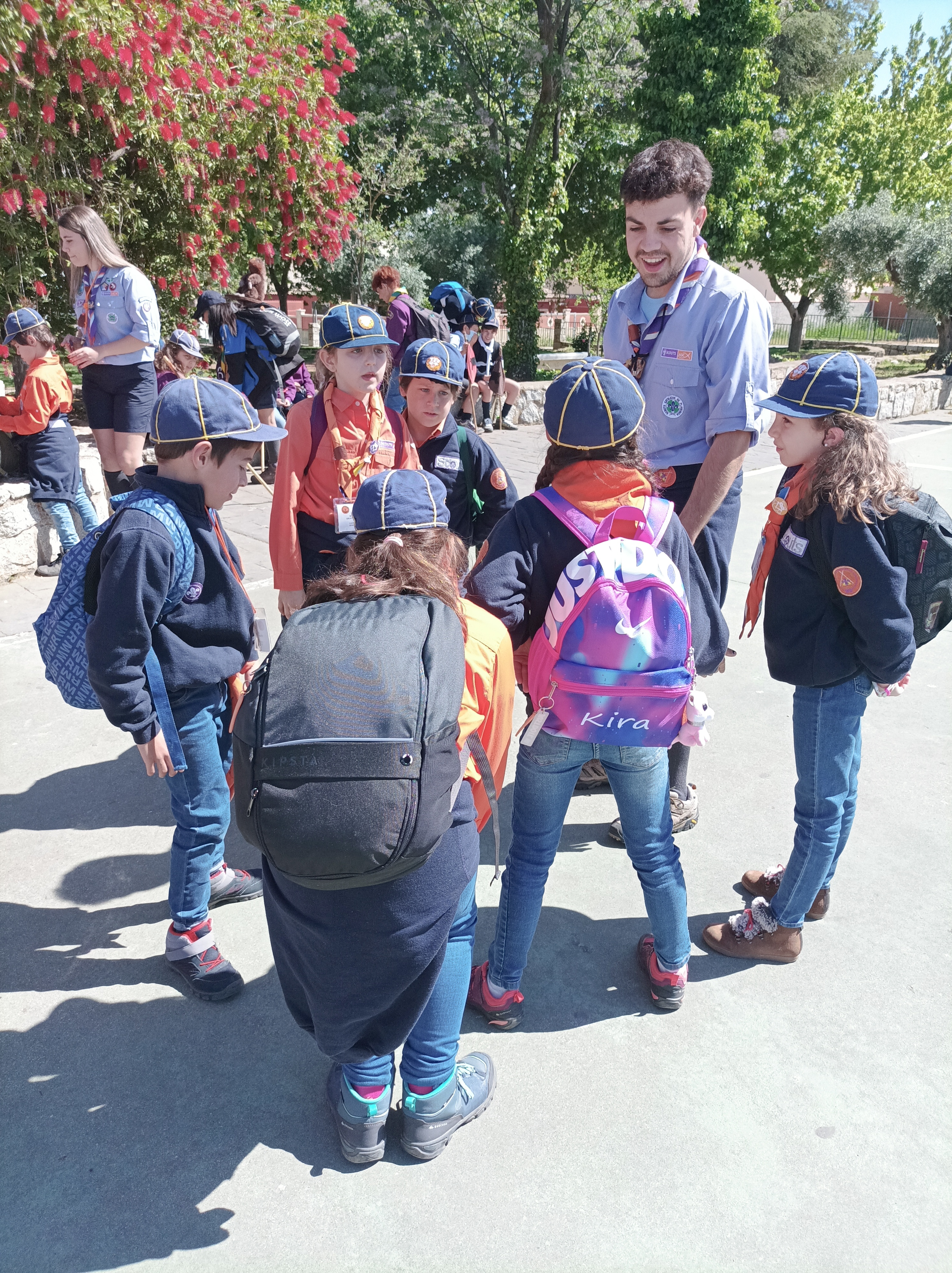 Encuentro de la Federación de Scouts católicos de Extremadura con la derectora general de IJEX