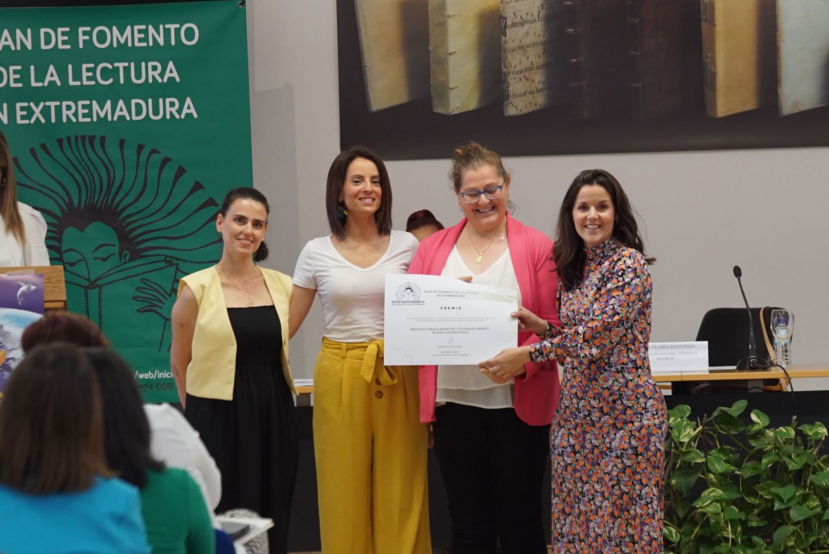 Foto del acto del Día del Libro 2023