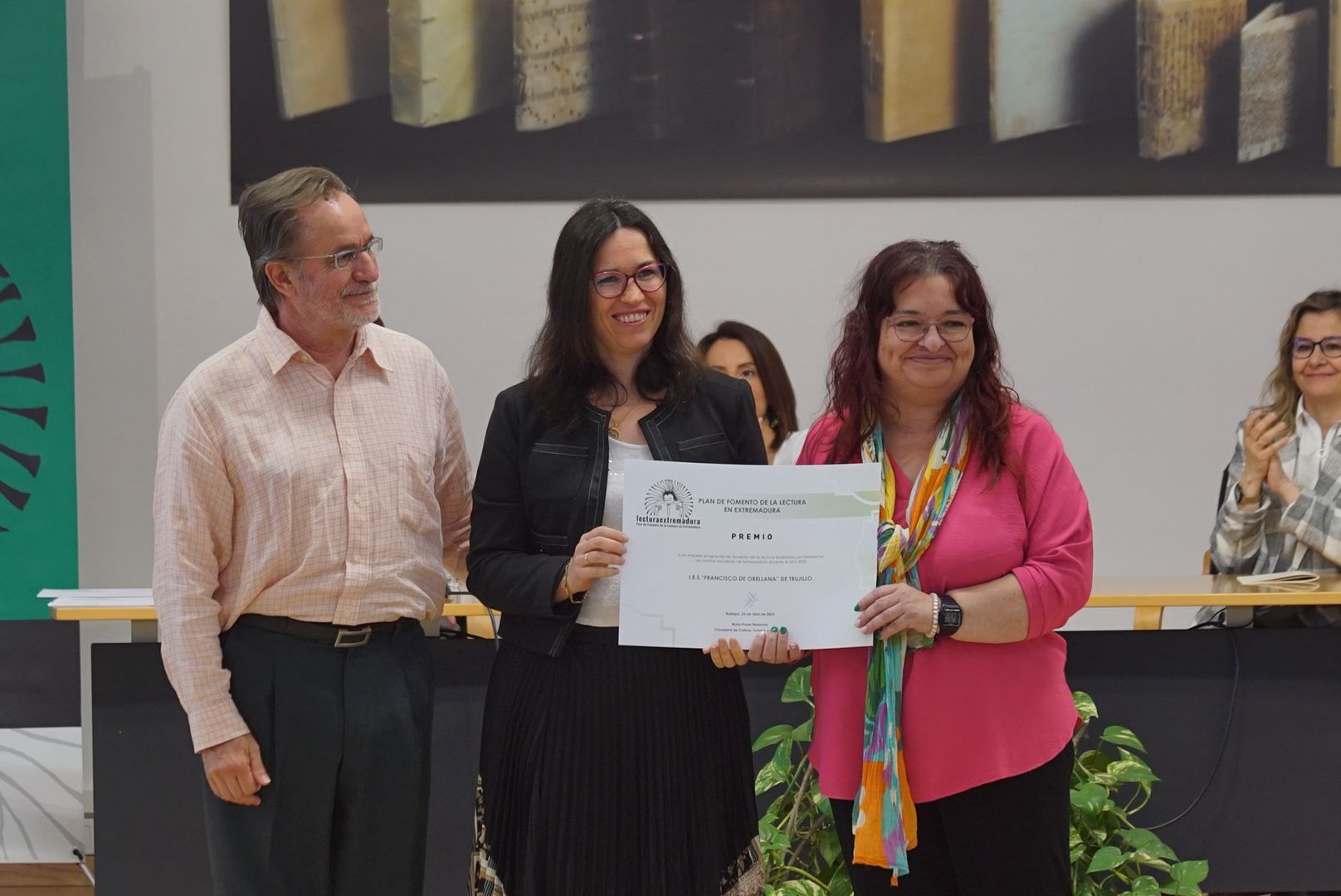 Foto del acto del Día del Libro 2023