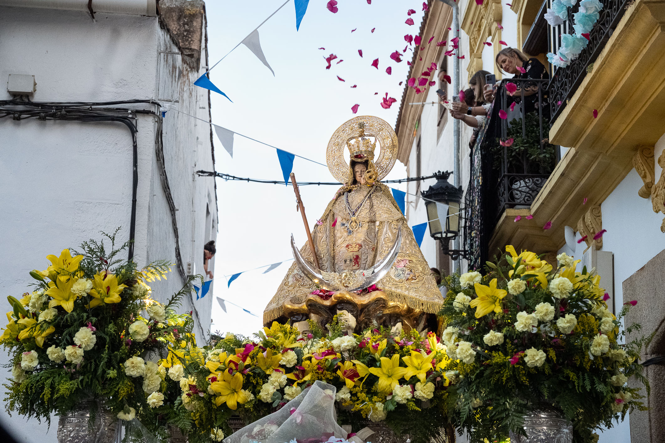 Bajada de la Virgen de la Montaña en procesión foto 9