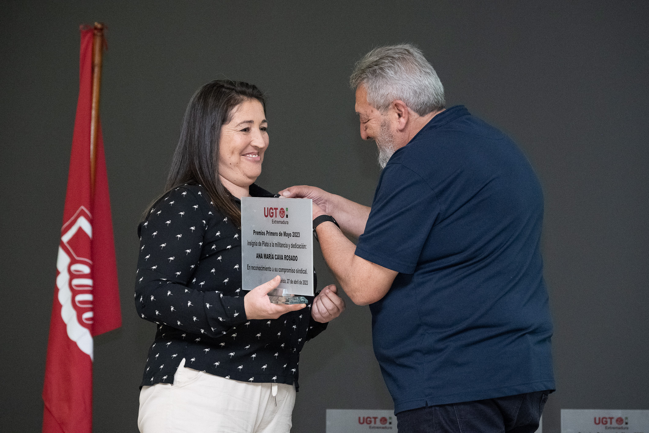 acto de entrega de premios de UGT 8