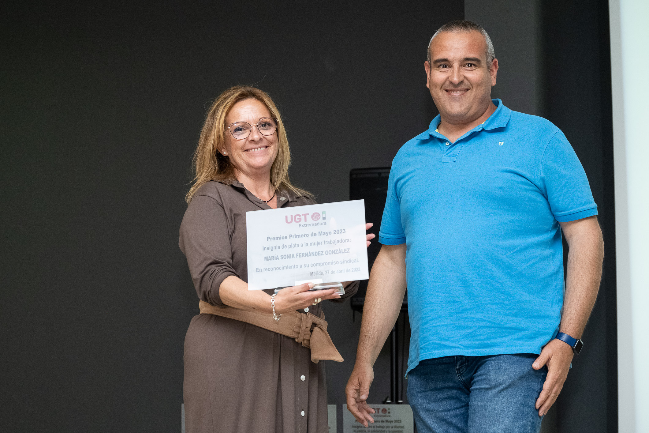 acto de entrega de premios de UGT 9