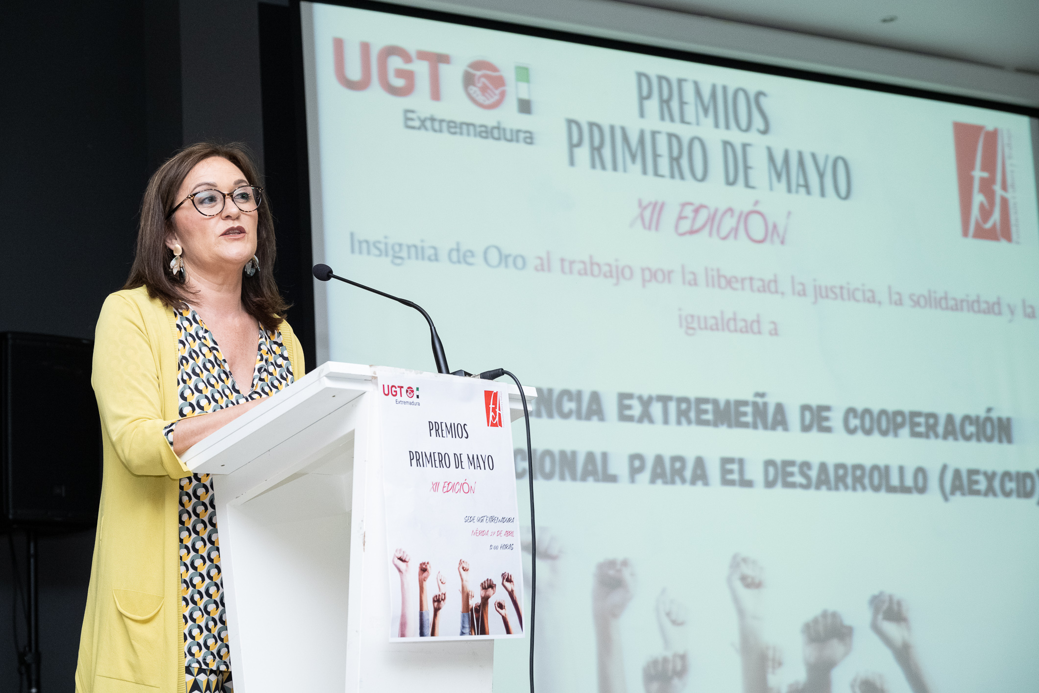 acto de entrega de premios de UGT 15