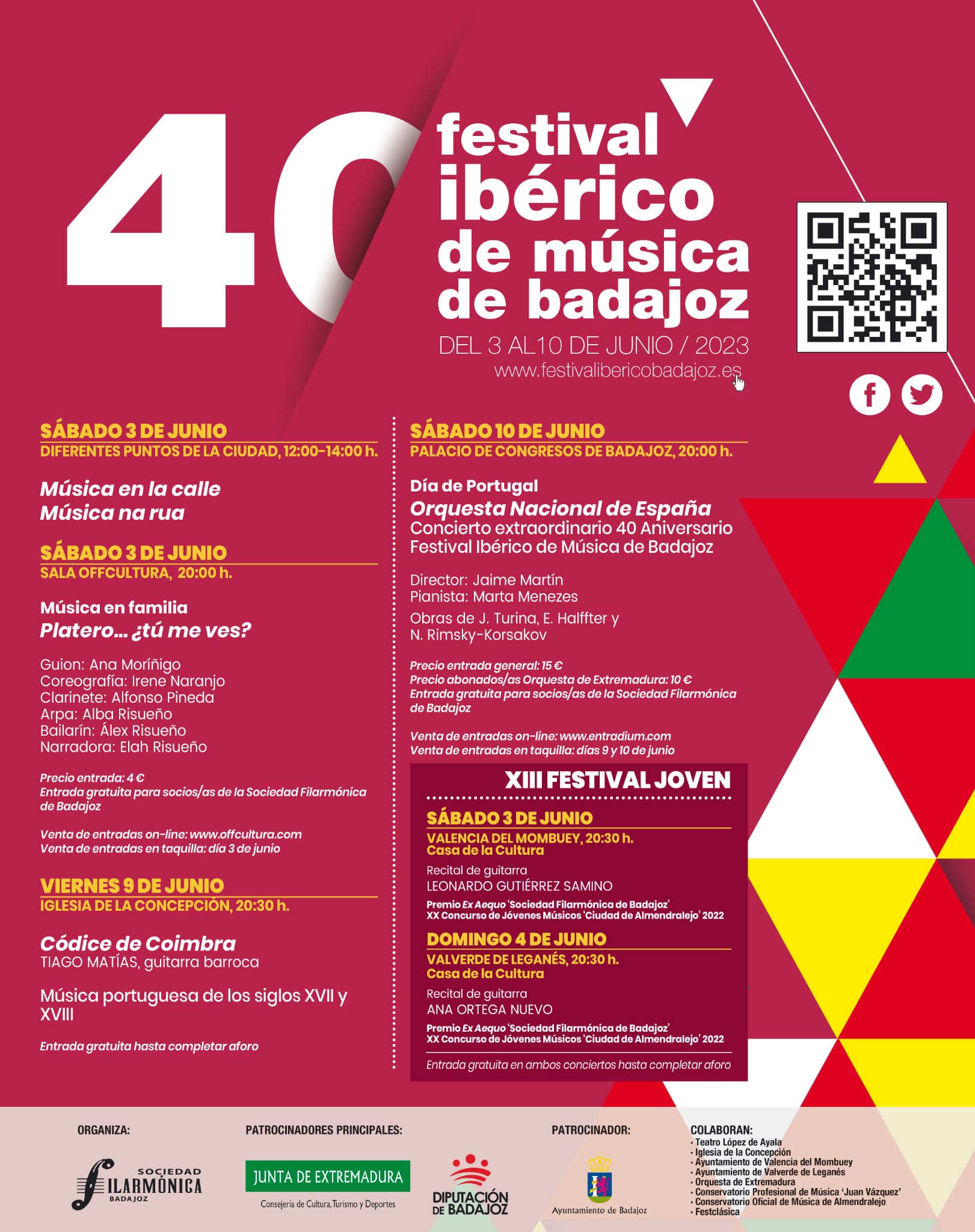 Imagen del programa del festival