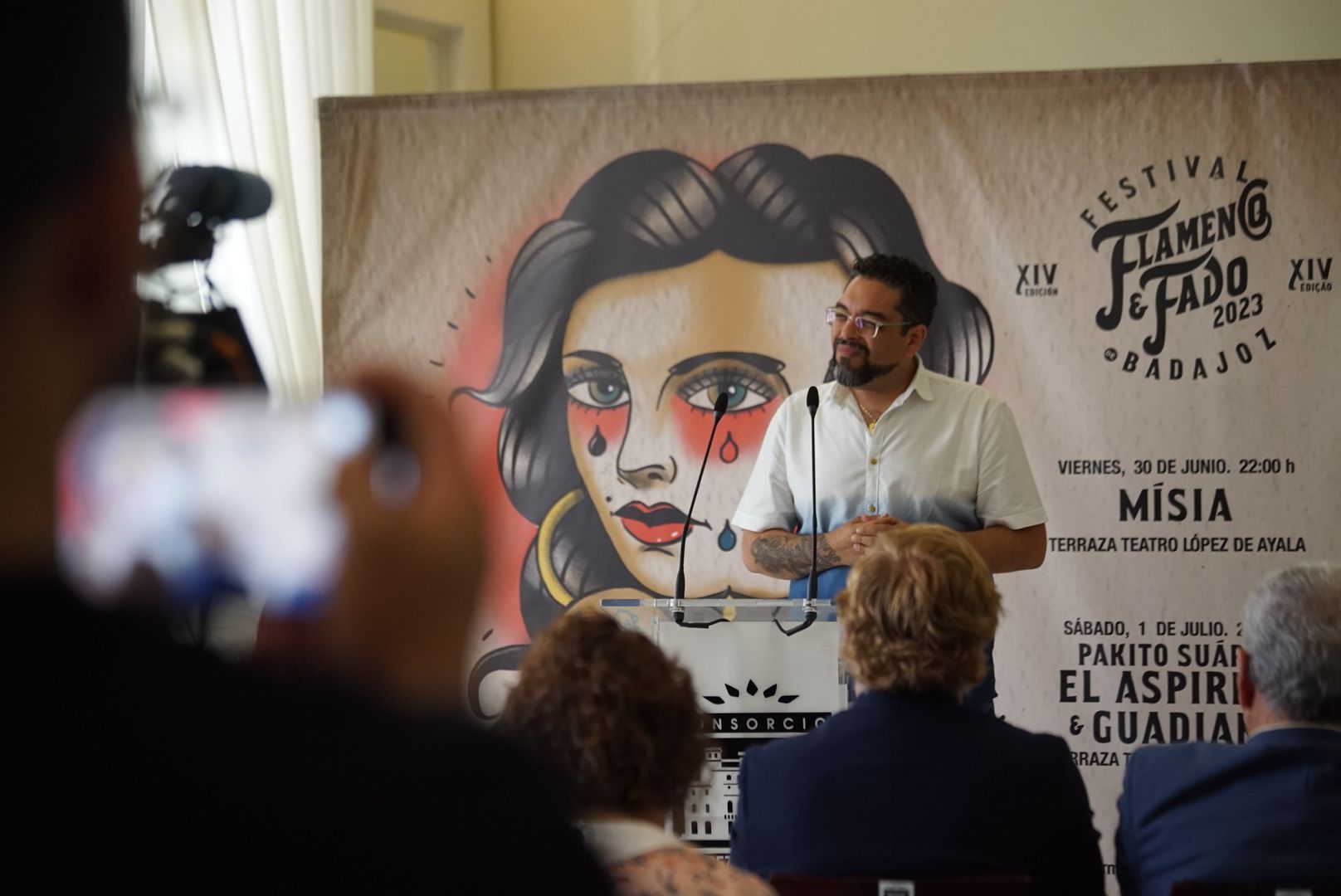 Foto de la presentación del festival