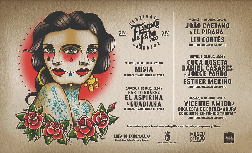 Imagen del cartel con la programación del festival