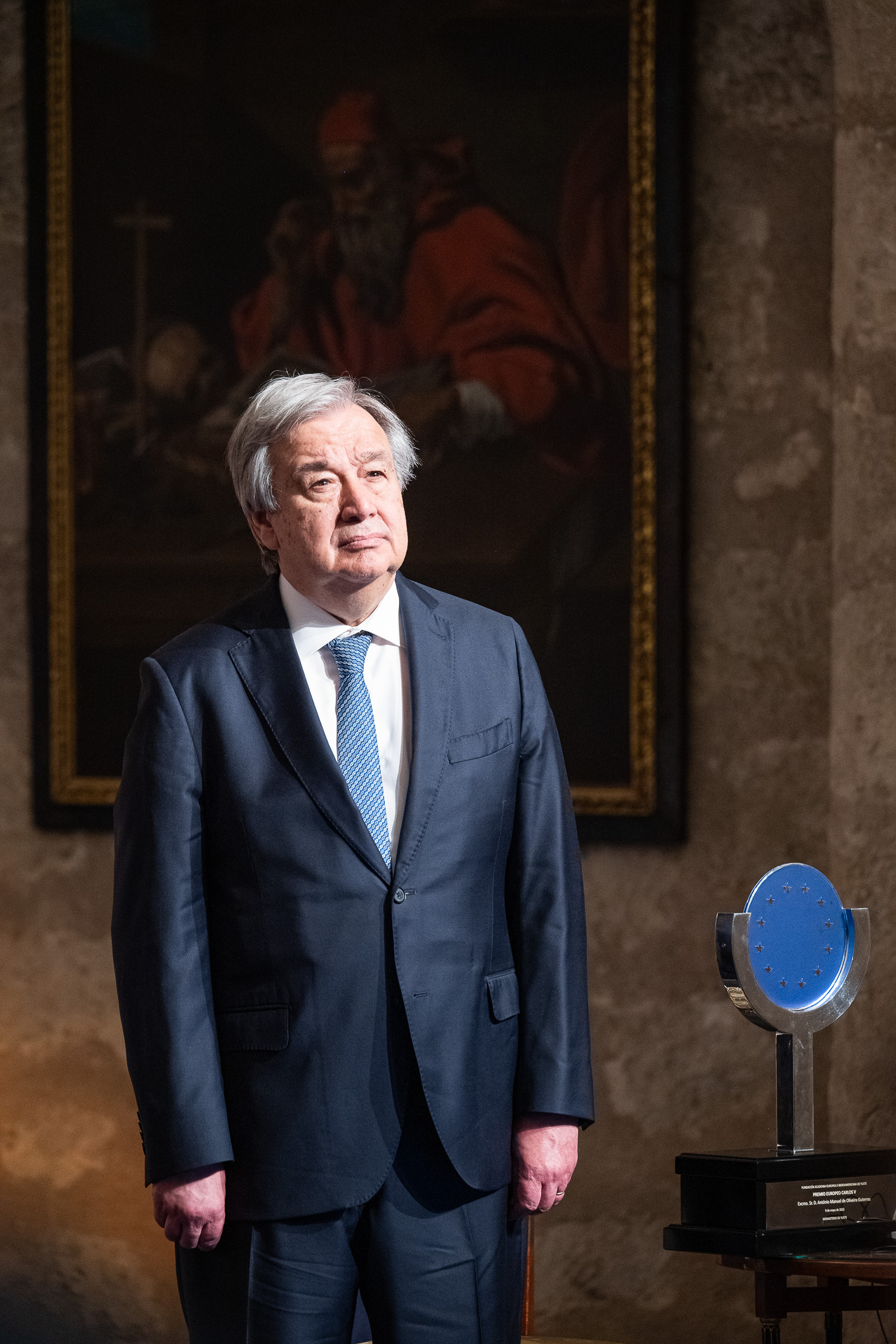 Antonio Guterres, secretario general de la ONU, galardonado con el Premio Carlos V