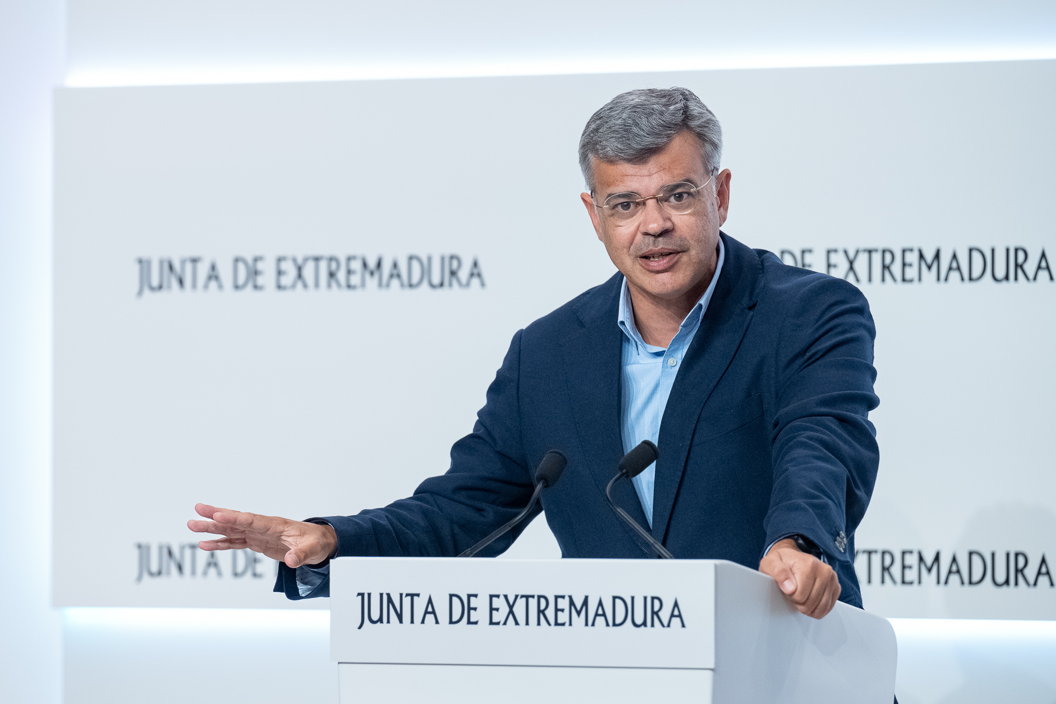 Imagen de la rueda de prensa posterior al Consejo de Gobierno