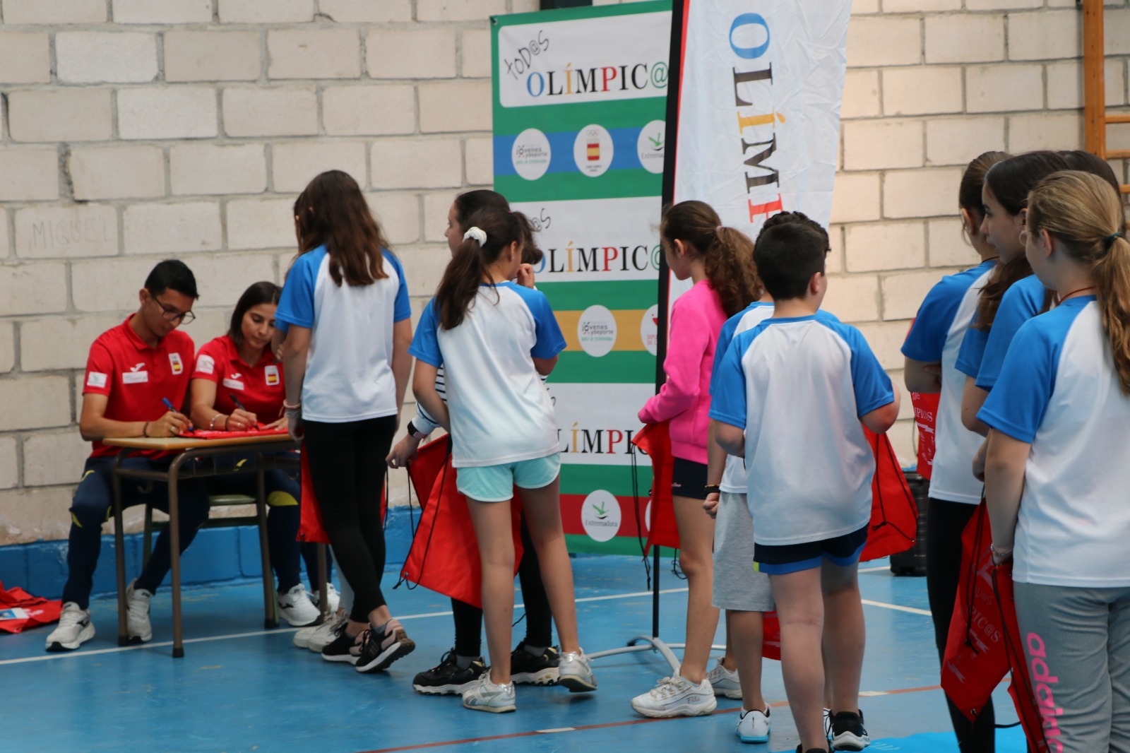 Foto de participantes en el programa Todos Olímpicos 