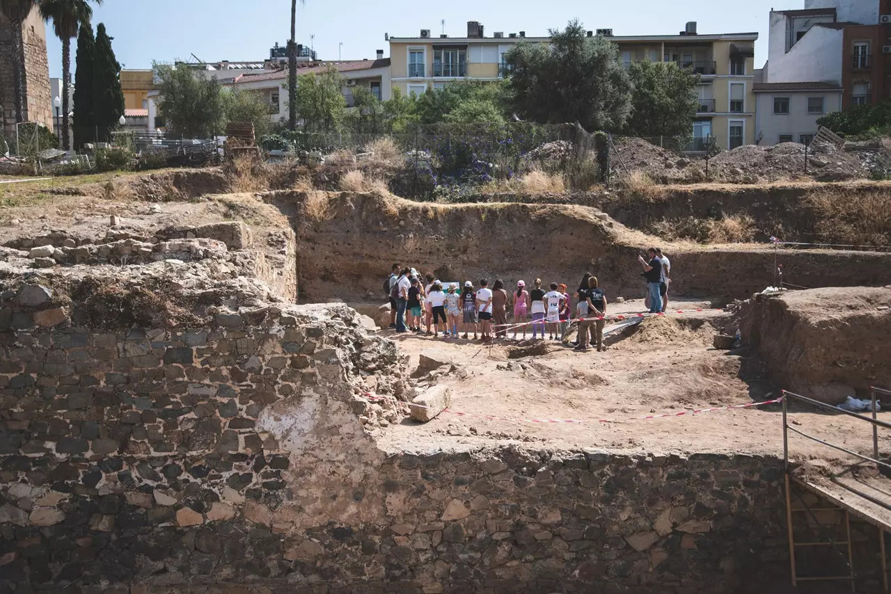 Visita a la excavación