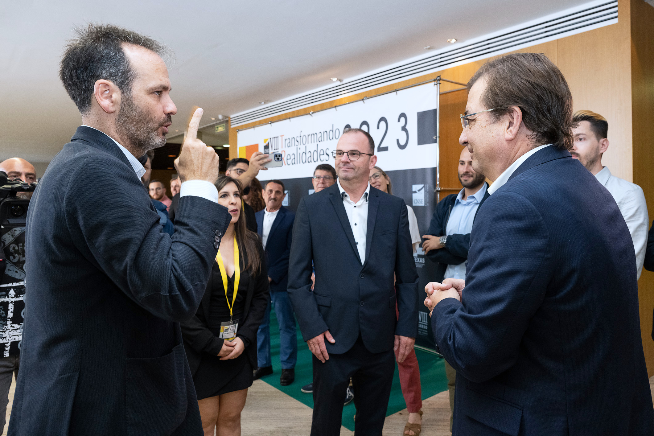 Fernández Vara en el acto de entrega del premio Juan Luis Marroquín 10